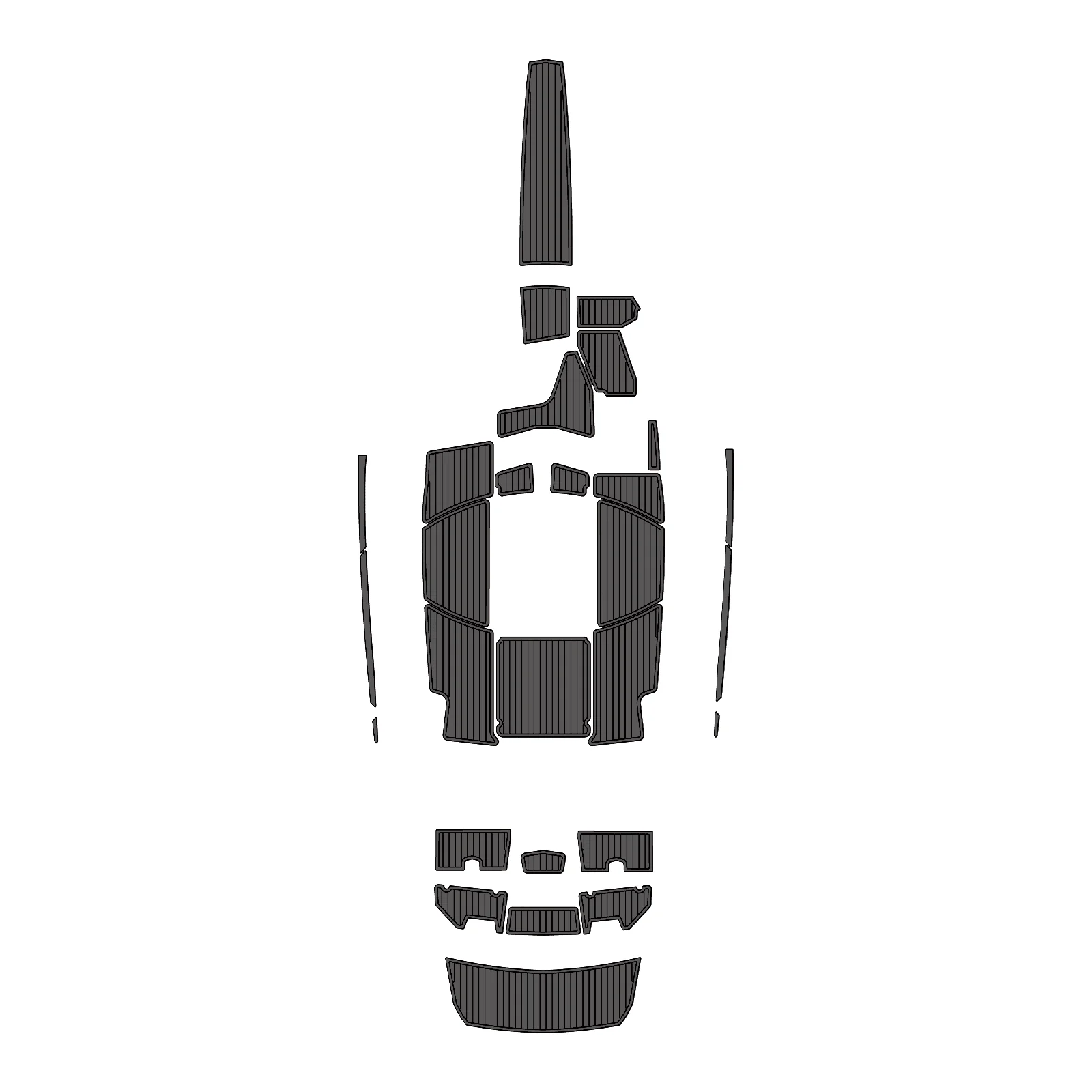 2019 Malibu TXi MO (Closed Bow) – Custom EVA Foam Boat Flooring Kit - HXBYX