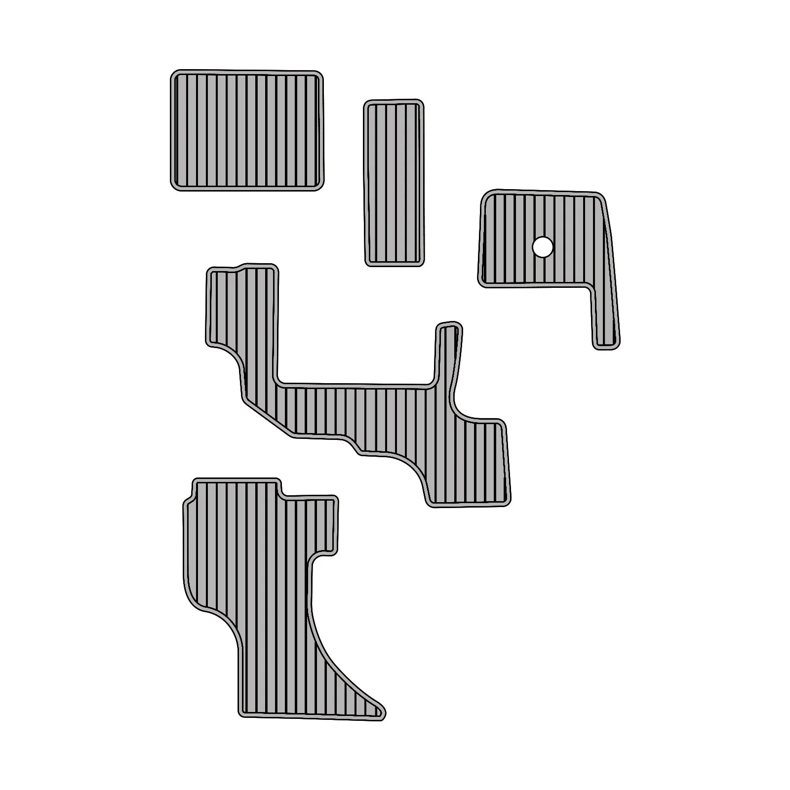 2008 Sea Ray Sundancer 480 – Custom EVA Foam Marine Flooring Kit - HXBYX