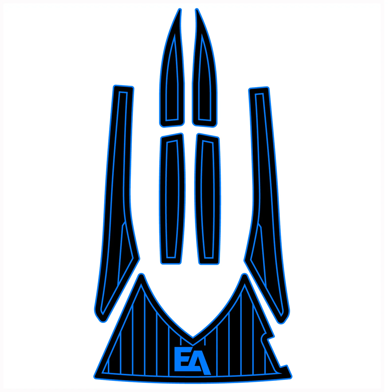 2002-2003 Sea-Doo GTX DI - Custom EVA Foam Jet Ski Deck Mats Kit - HXBYX