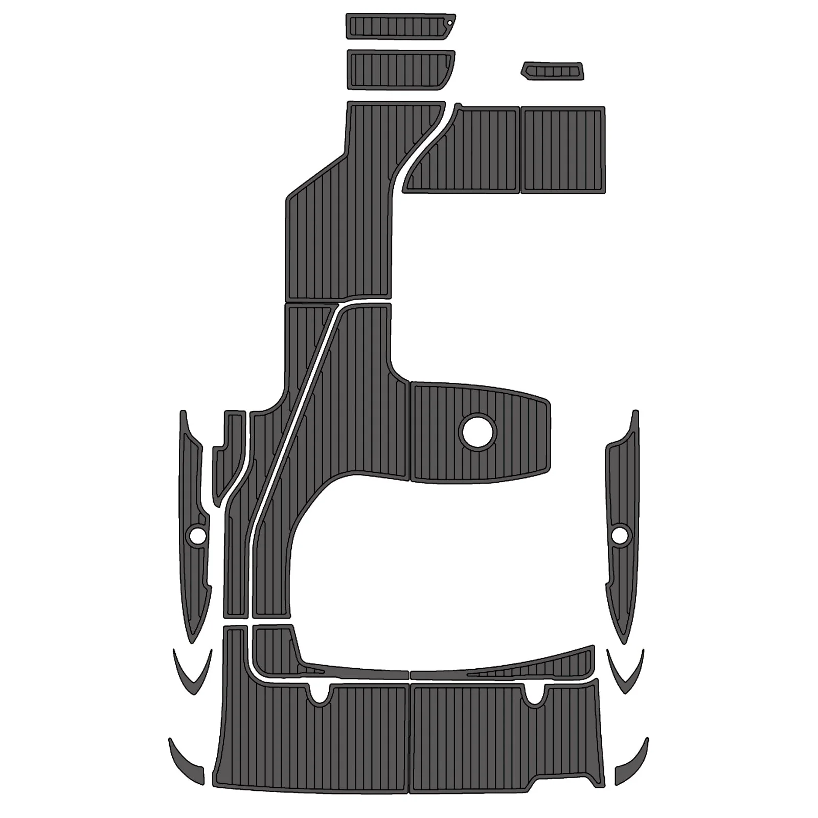 2010 Sea Ray Sundancer 330 – Custom EVA Foam Marine Flooring Kit - HXBYX