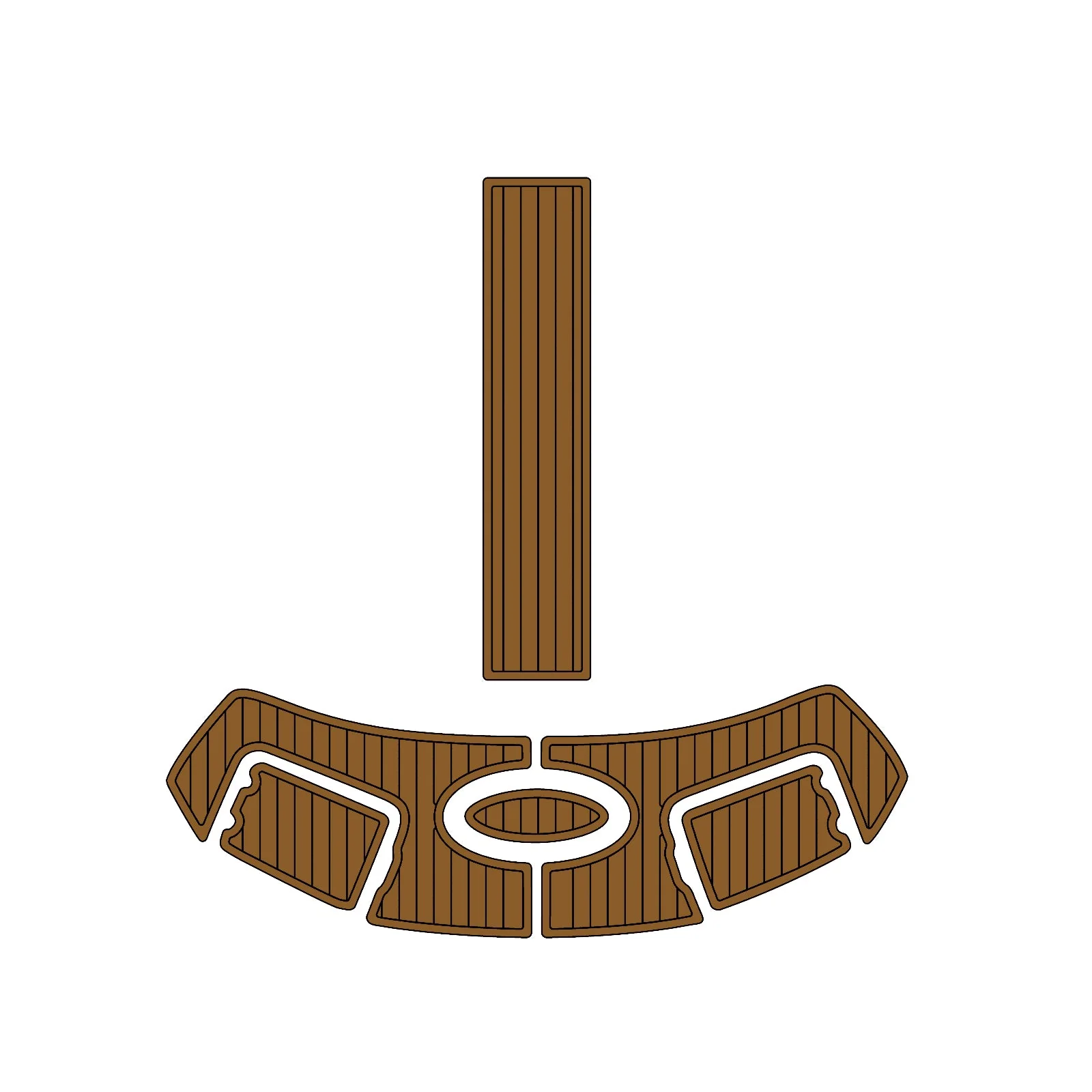 Chaparral | 256 SSI - Custom EVA Foam Marine Flooring Kit - HXBYX