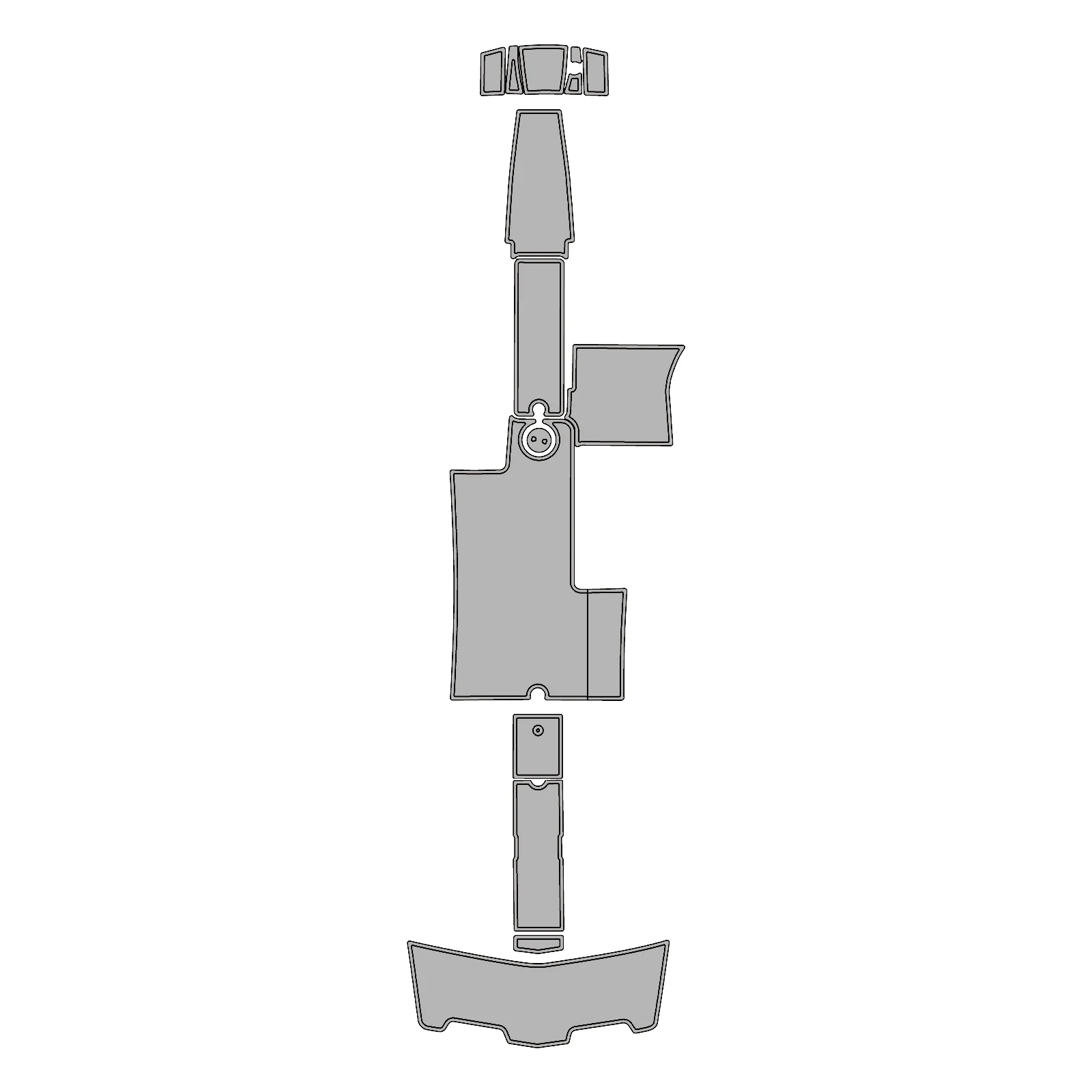 2005 MasterCraft Maristar – Custom EVA Foam Marine Flooring Kit - HXBYX