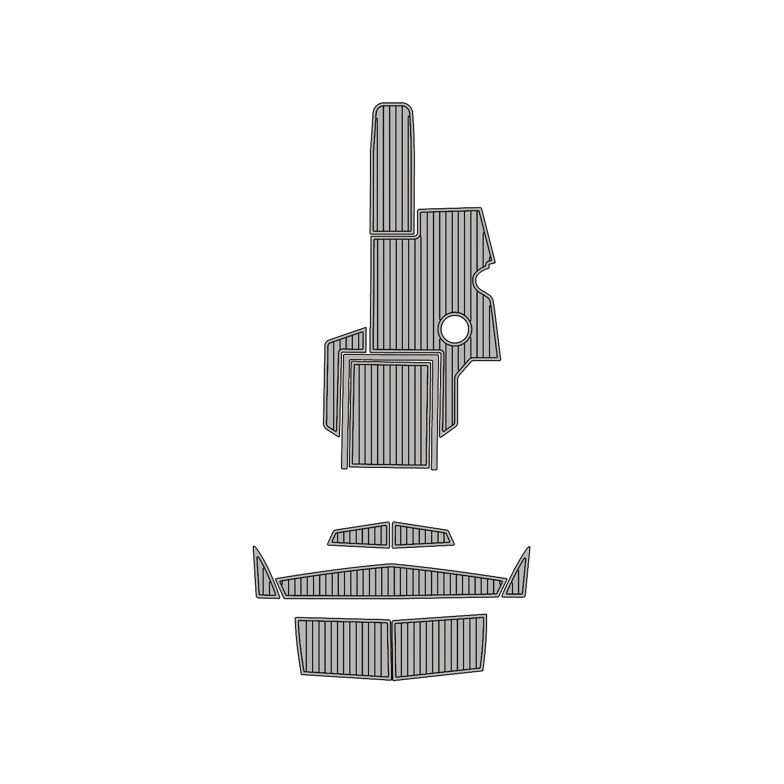 2009 Tige Z1 – Custom EVA Foam Marine Flooring Kit - HXBYX