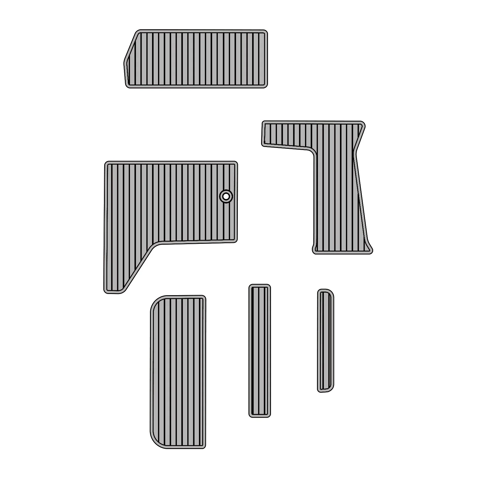 1998 | Sea Ray | Sundancer 370 – Custom EVA Foam Marine Flooring Kit - HXBYX