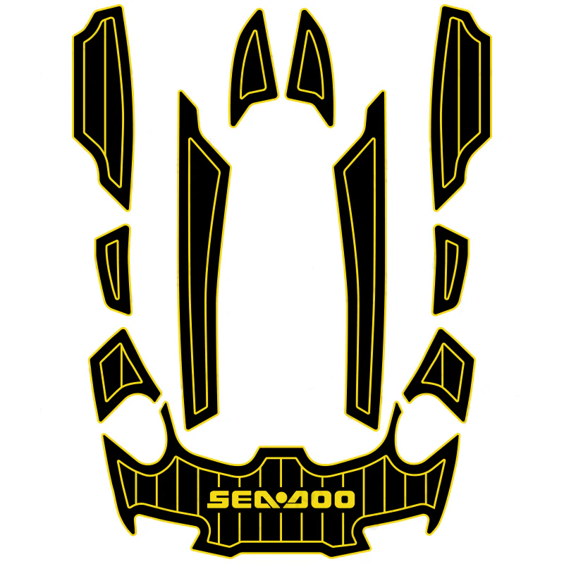 2009-2016 Sea-Doo RXT iS / aS 255 + 260 - Custom EVA Foam Jet Ski Deck Mats Kit - HXBYX