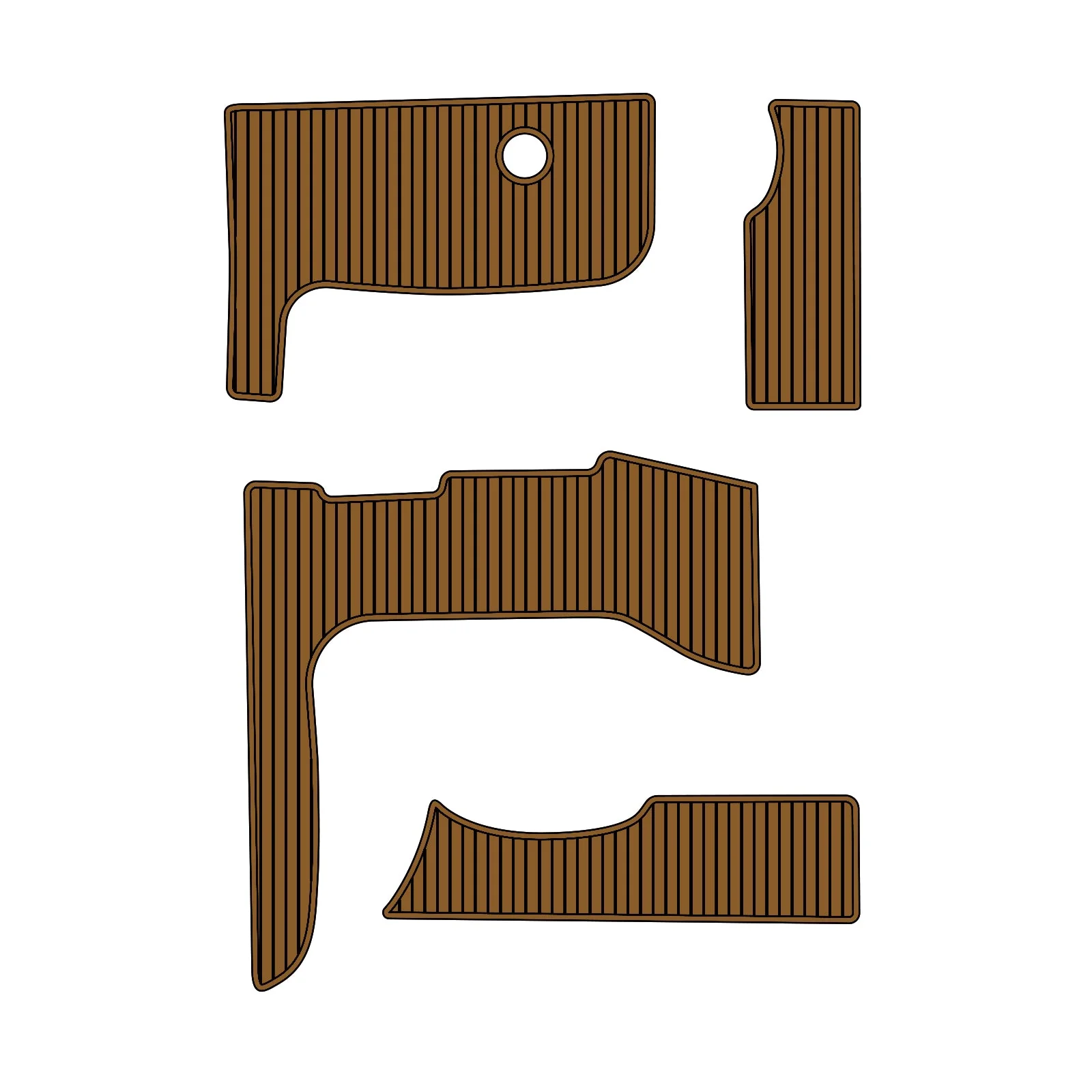 2006-2009 | Sea Ray | Sundancer 400 – Custom EVA Foam Marine Flooring Kit - HXBYX