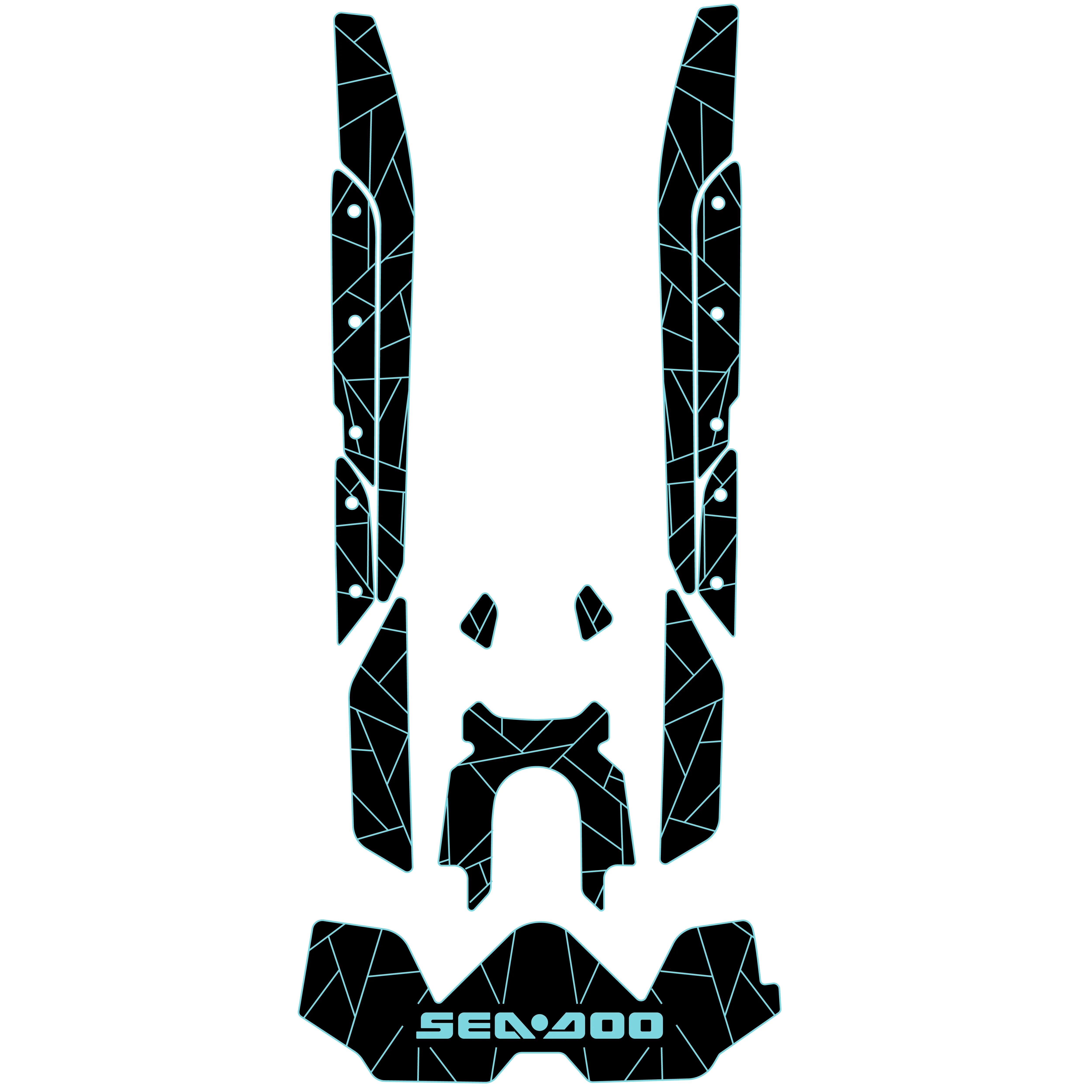 2019-2024 Sea-Doo RXT-X 300 / 325 - Custom EVA Foam Jet Ski Mats Kit - HXBYX