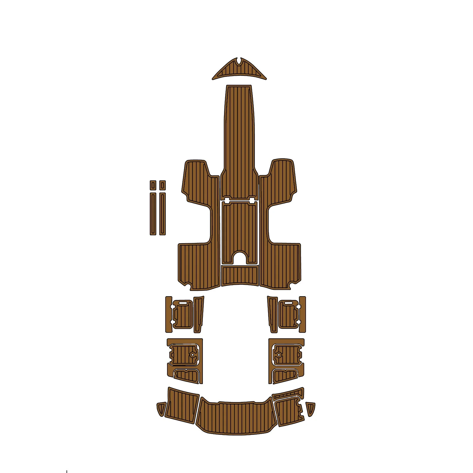2018 | Chaparral | H2O Sport 19 - Custom EVA Foam Marine Flooring Kit - HXBYX