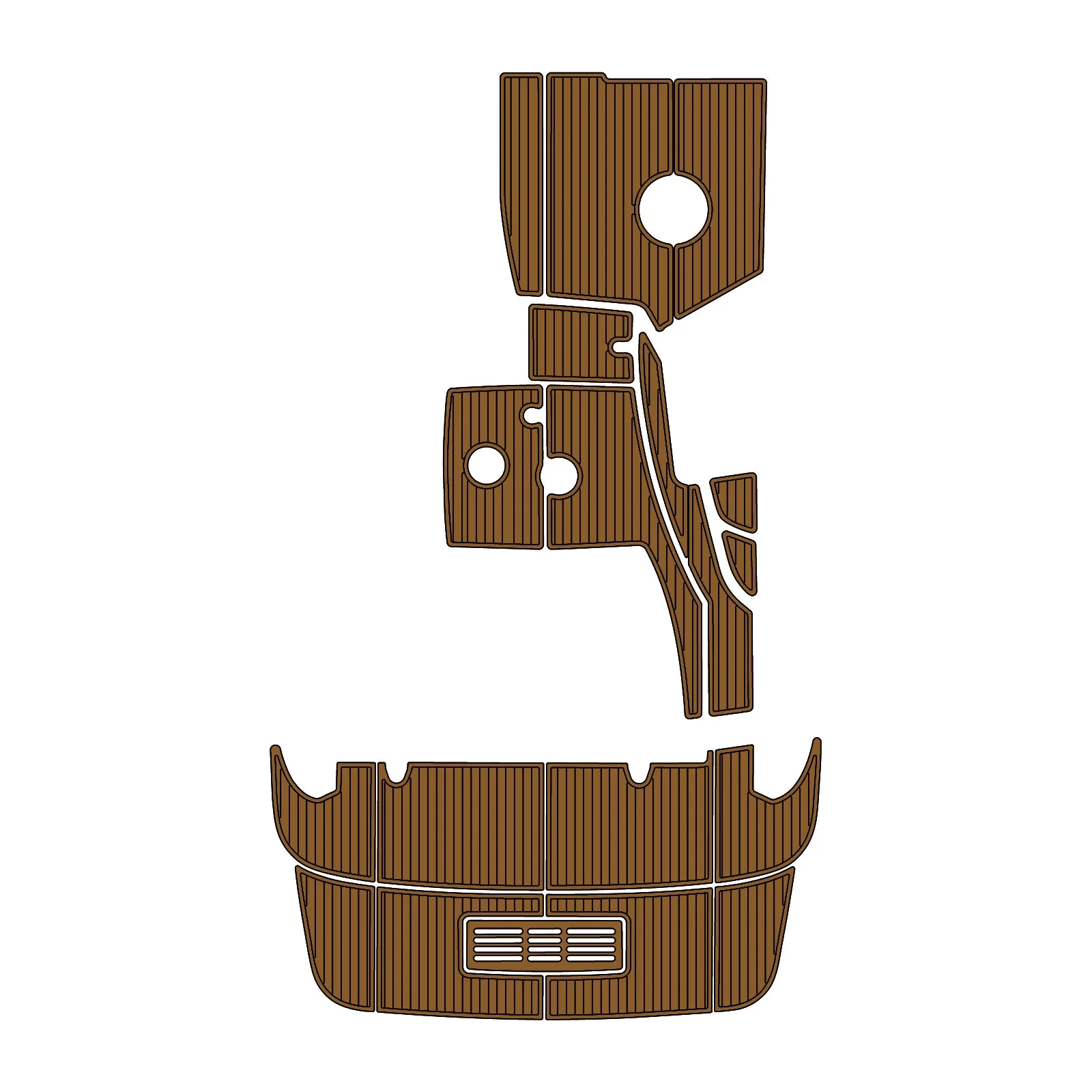 2017 Sea Ray 350 – Custom EVA Foam Marine Flooring Kit - HXBYX