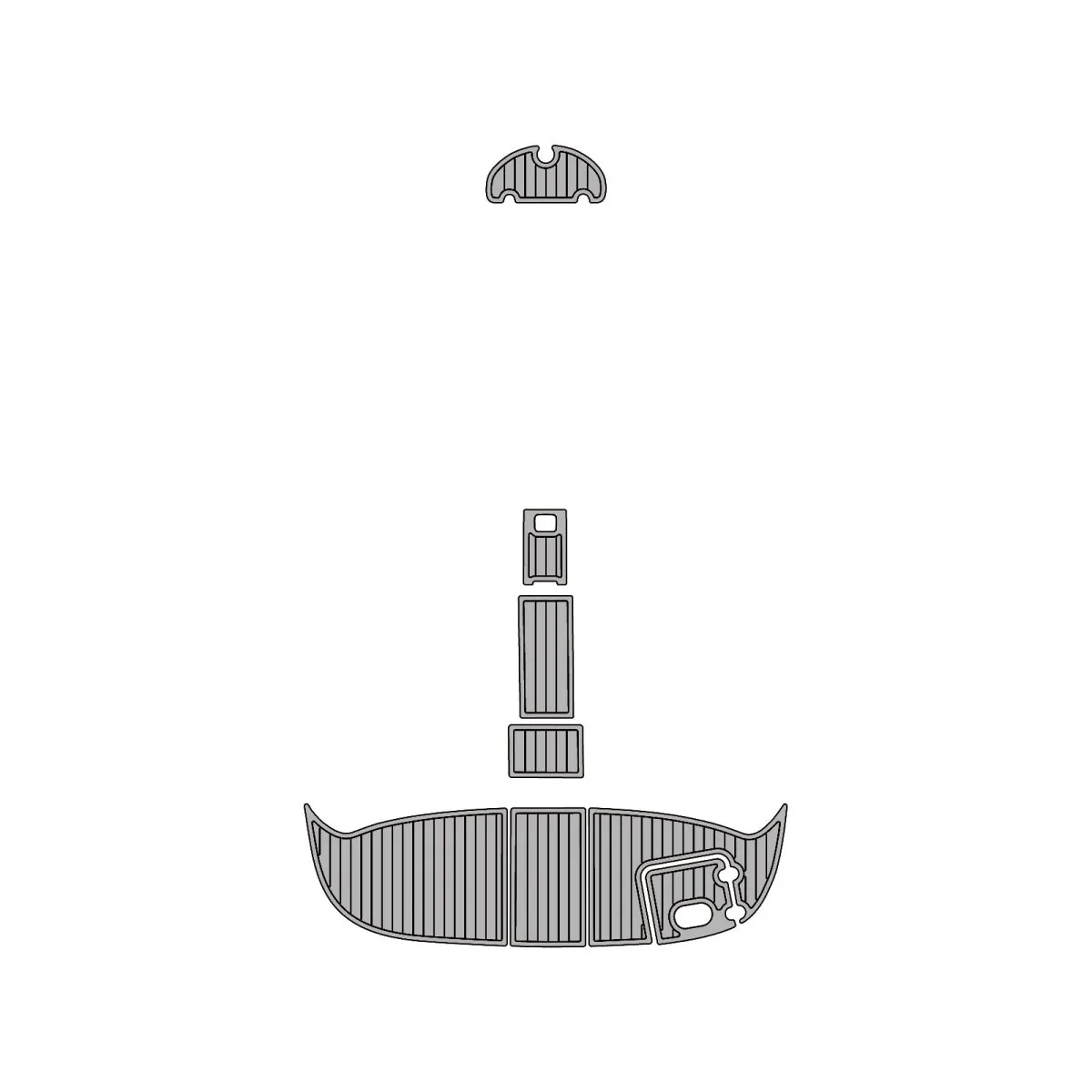 2005 Four Winns Horizon 250 - Source Factory Custom EVA Foam Boat Flooring Kit - HXBYX