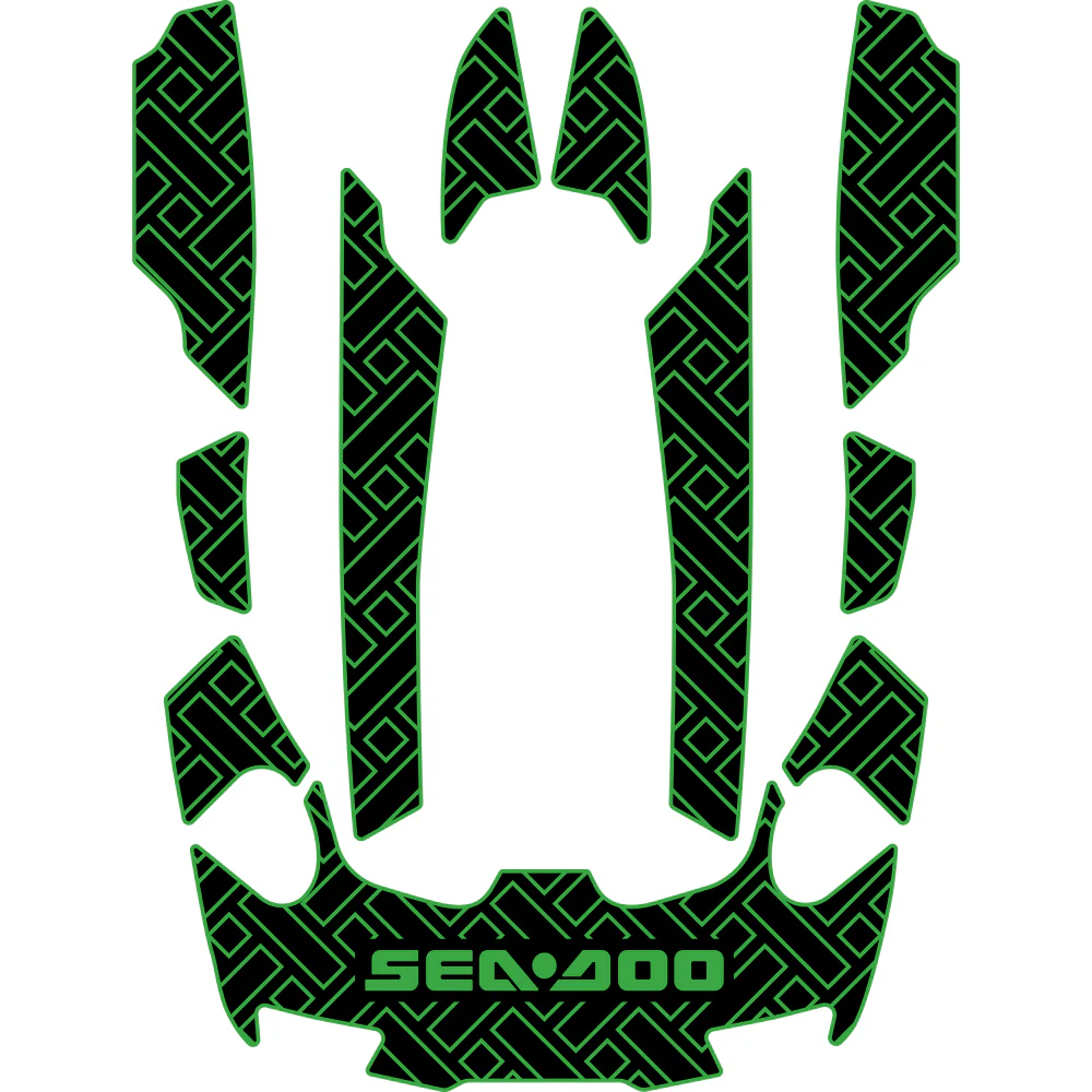 2012-2017 Sea-Doo GTX S 155 - Custom EVA Foam Jet Ski Deck Mats Kit - HXBYX