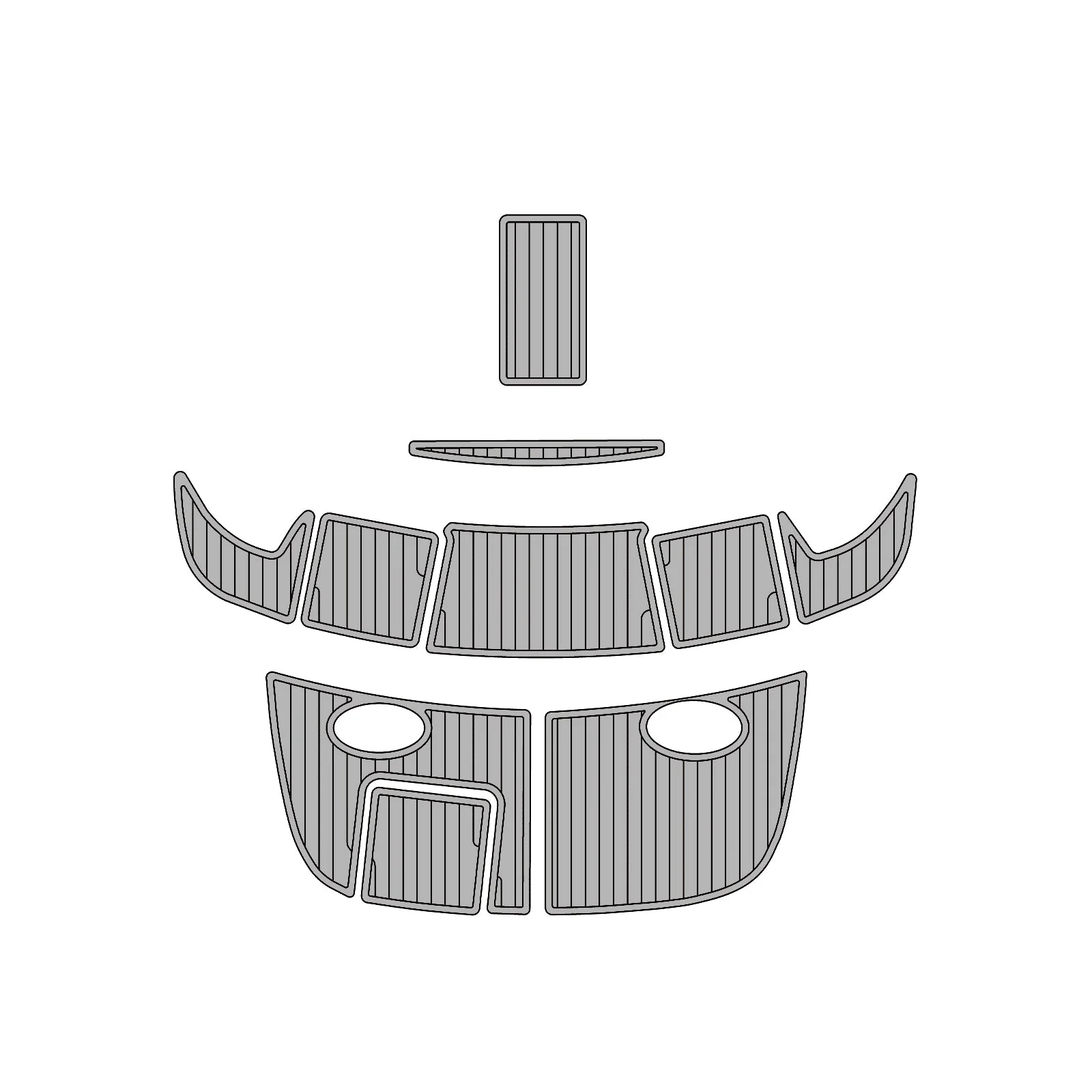 2007 | Sea Ray | 290 SS – Custom EVA Foam Marine Flooring Kit - HXBYX