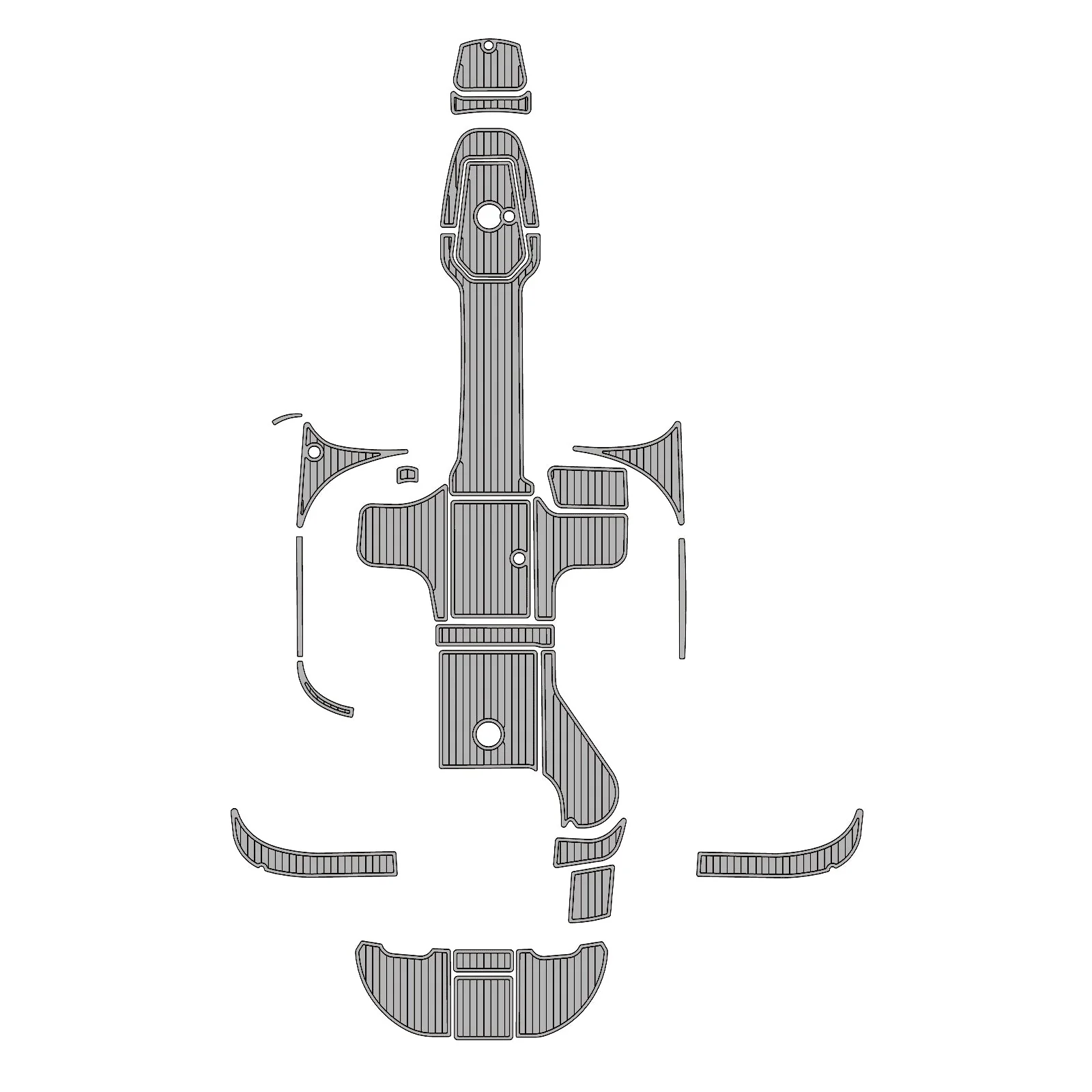 2006 | Sea Ray | Sundancer 240 – Custom EVA Foam Marine Flooring Kit - HXBYX