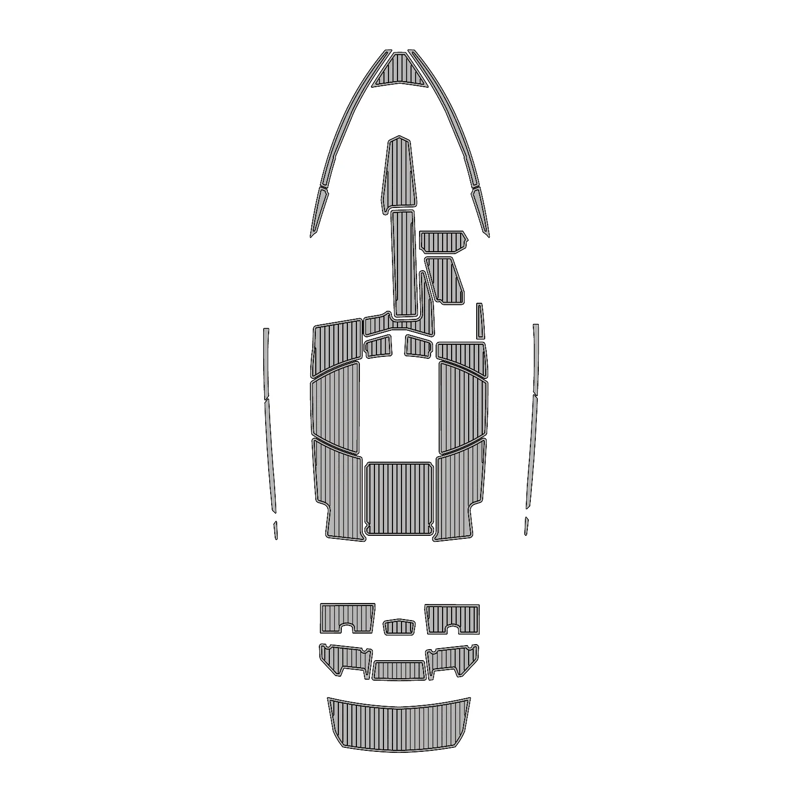 2019 Malibu TXi (Open Bow) – Custom EVA Foam Boat Flooring Kit - HXBYX