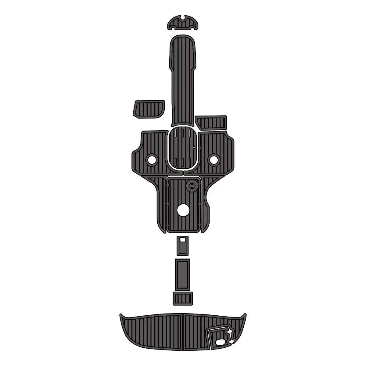 2005 Four Winns Horizon 230 - Custom EVA Foam Boat Decking Kit - HXBYX