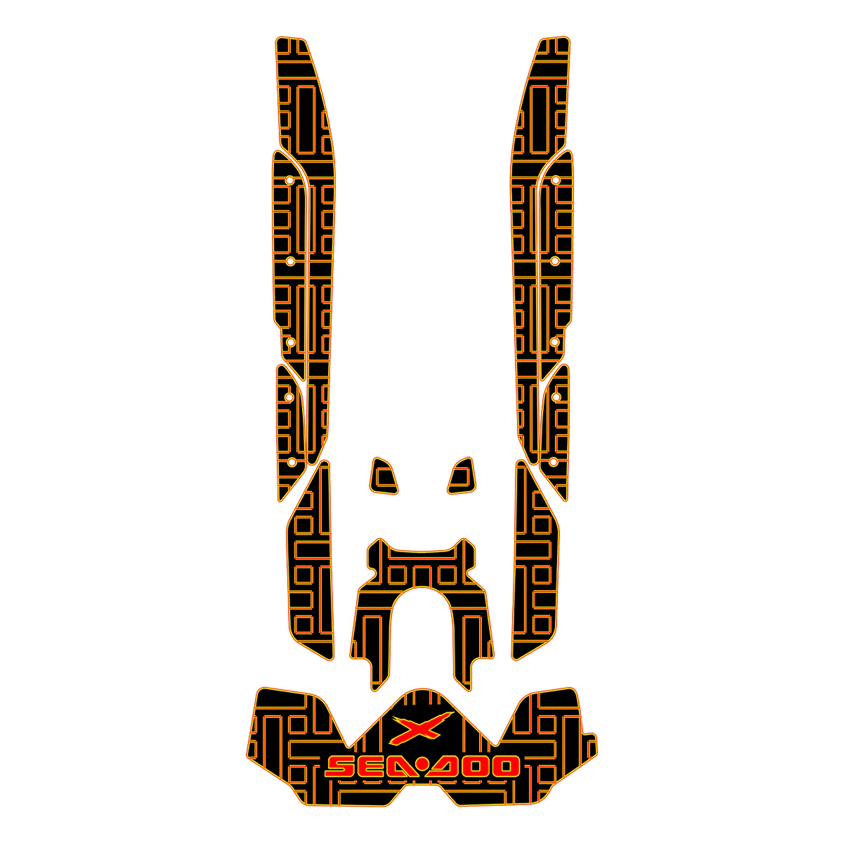 2019-2024 Sea-Doo RXT-X 300 / 325 - Custom EVA Foam Jet Ski Mats Kit - HXBYX