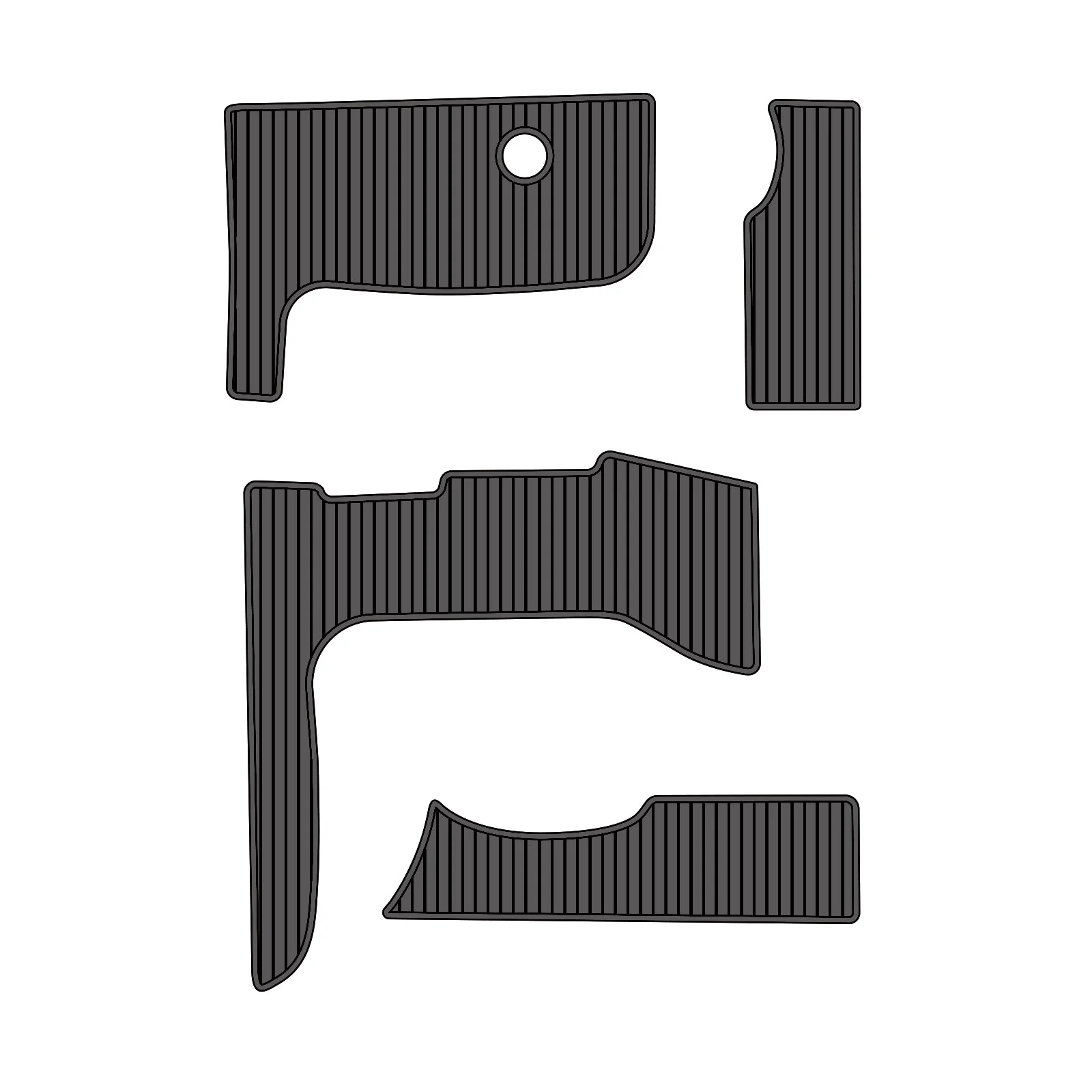 2006-2009 | Sea Ray | Sundancer 400 – Custom EVA Foam Marine Flooring Kit - HXBYX