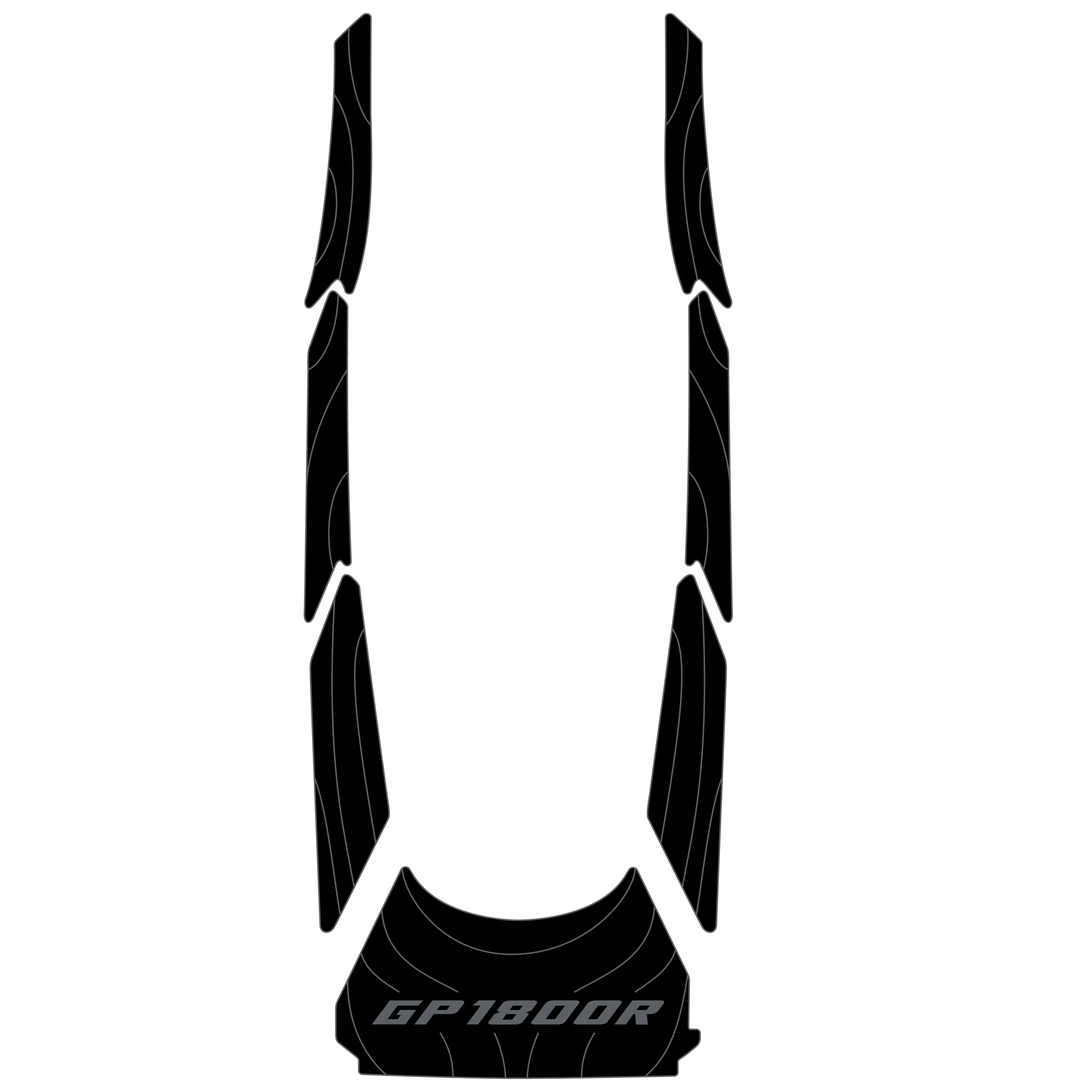 2021-2024 Yamaha GP1200R / GP1300R / GP1800R - Custom EVA Foam Jet Ski Mats Kit - HXBYX
