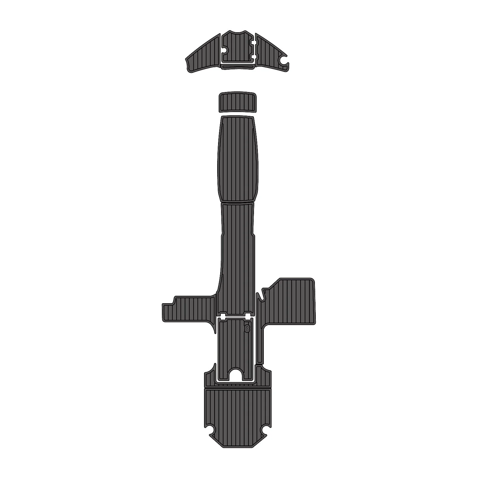 2016 | Chaparral | 250 - Custom EVA Foam Marine Flooring Kit - HXBYX