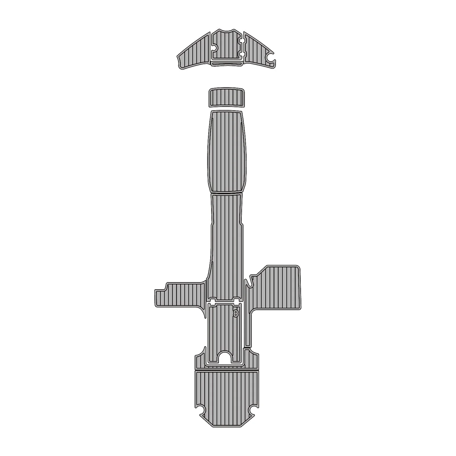 2016 | Chaparral | 250 - Custom EVA Foam Marine Flooring Kit - HXBYX