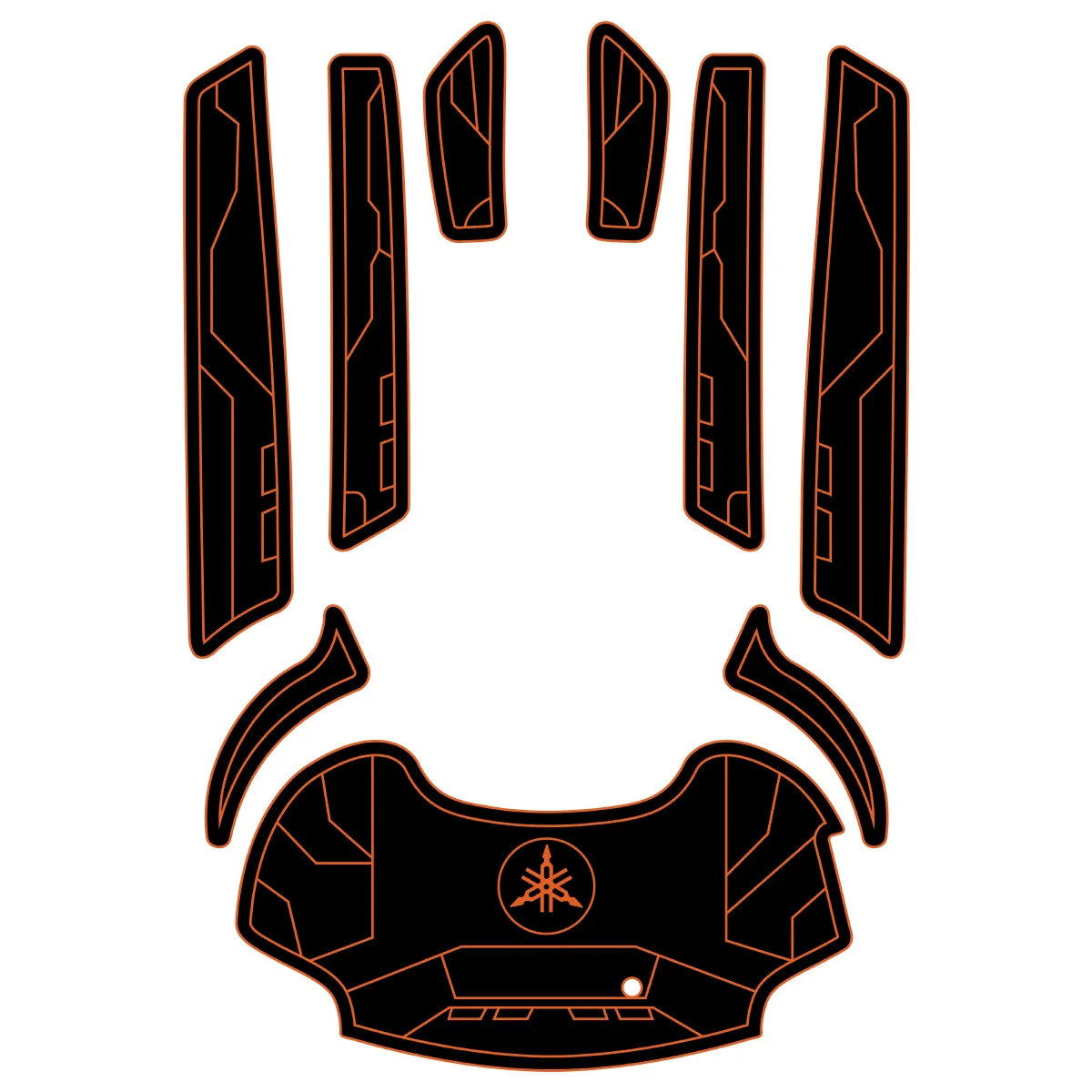 2010-2011 Yamaha FX HO - Custom EVA Foam Jet Ski Mats Kit - HXBYX