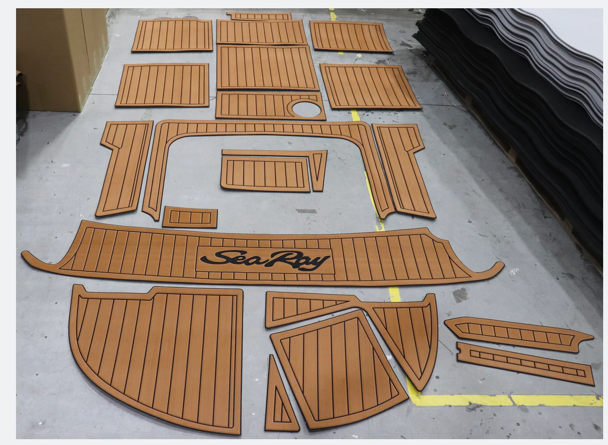 2001 Sea Ray Weekender 225 – Custom EVA Foam Marine Flooring Kit - HXBYX