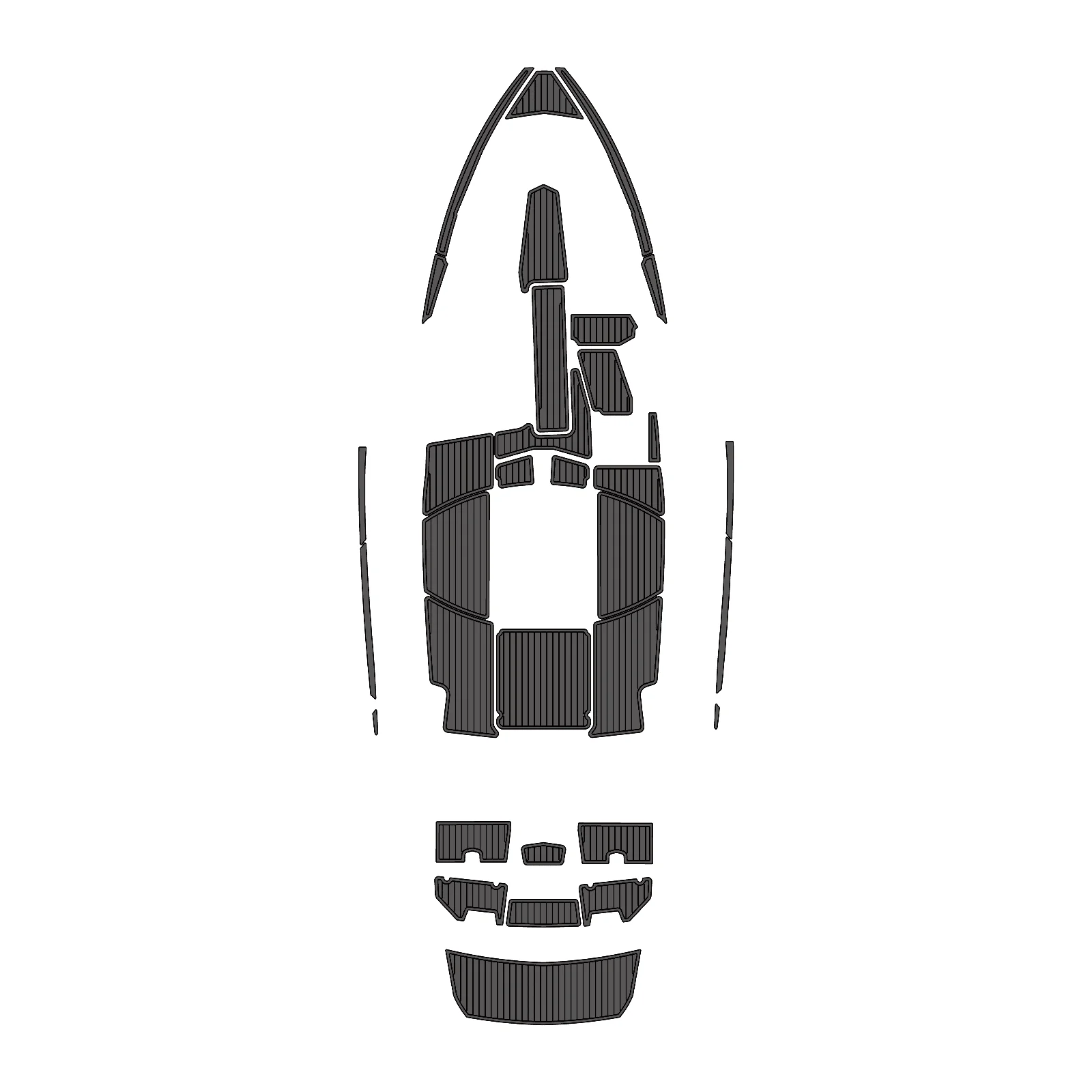 2019 Malibu TXi (Open Bow) – Custom EVA Foam Boat Flooring Kit - HXBYX
