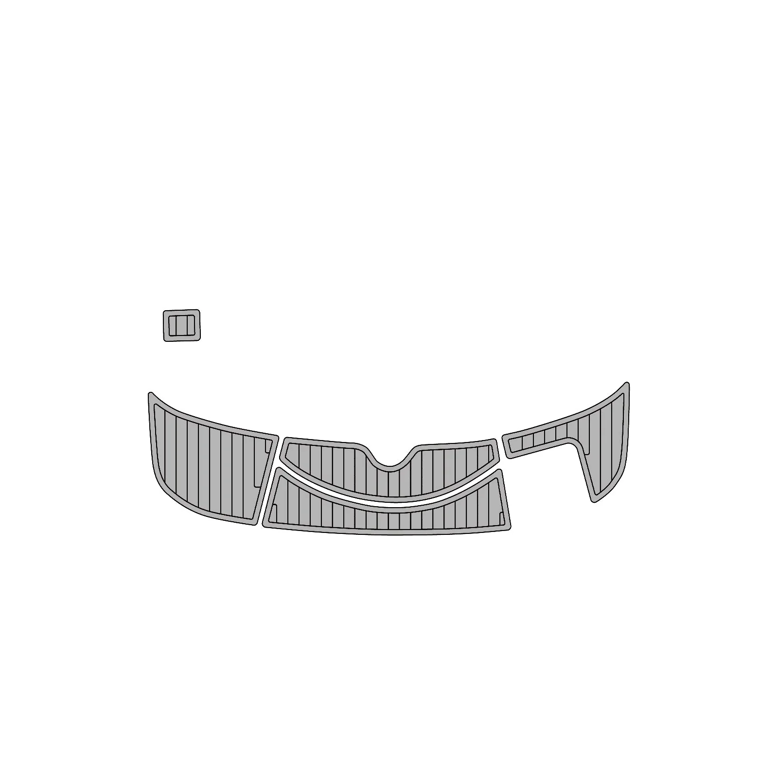 2009 Sea Ray 205 – Custom EVA Foam Marine Flooring Kit - HXBYX