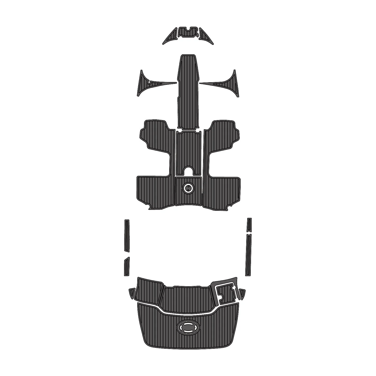 2017 | Chaparral | H2O 21 Deluxe - Custom EVA Foam Marine Flooring Kit - HXBYX