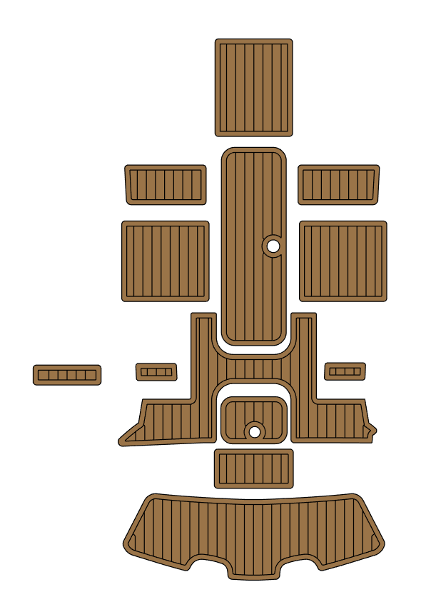 2007–2011 Sea-Doo Challenger 180 – Custom EVA Foam Marine Flooring Kit - HXBYX