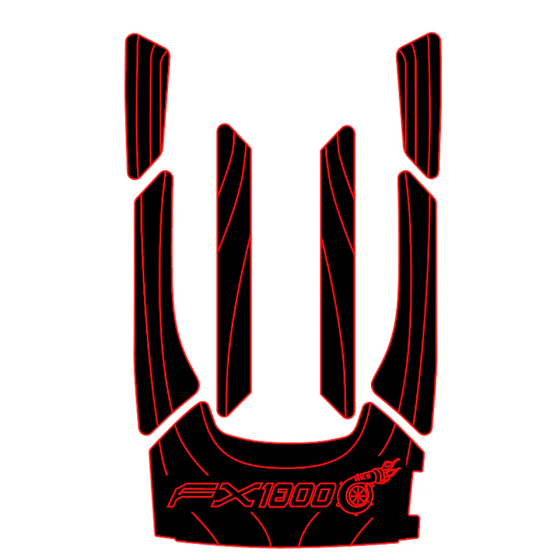 2012-2018 Yamaha Cruiser HO / SHO / SVHO - Custom EVA Foam Jet Ski Mats Kit - HXBYX