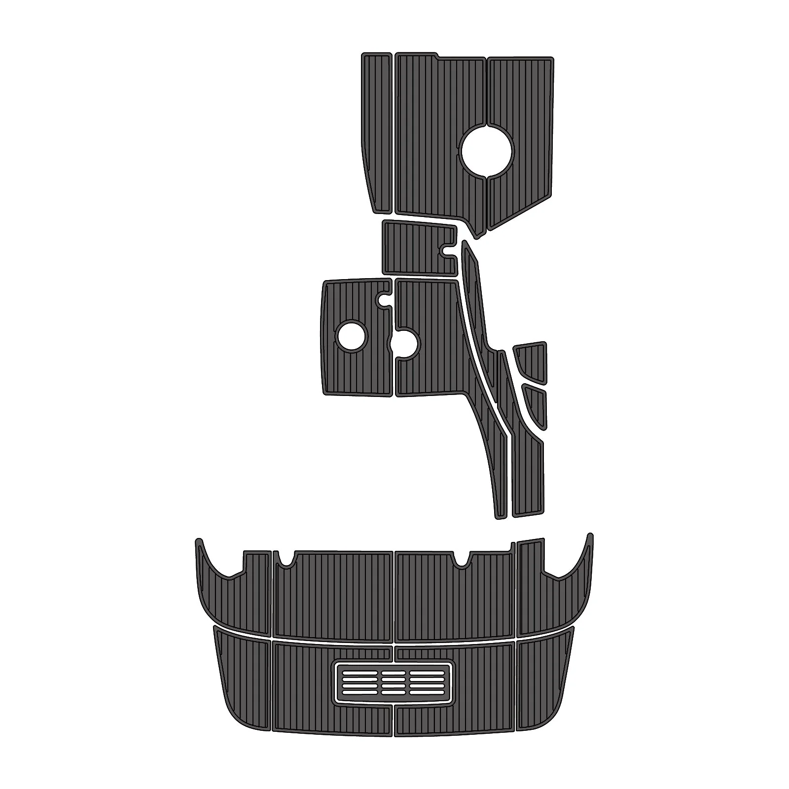 2017 Sea Ray 350 – Custom EVA Foam Marine Flooring Kit - HXBYX