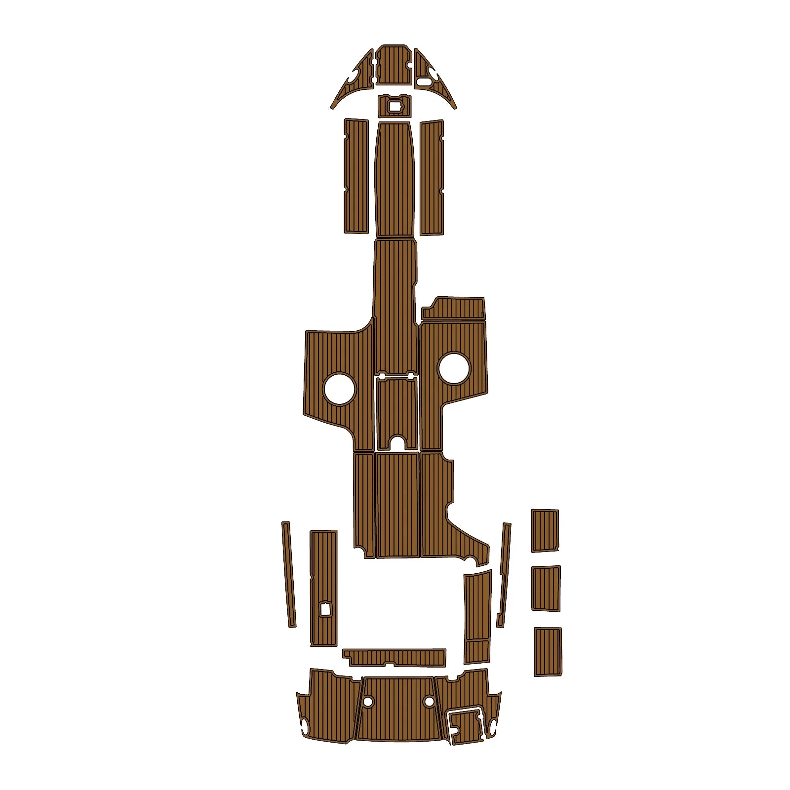 2021 | Chaparral | 370 SSX - Custom EVA Foam Marine Flooring Kit - HXBYX