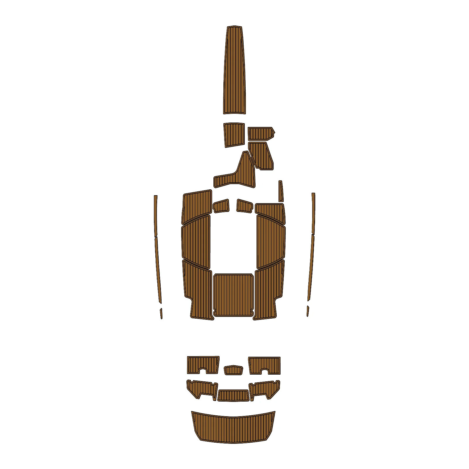 2019 Malibu TXi MO (Closed Bow) – Custom EVA Foam Boat Flooring Kit - HXBYX