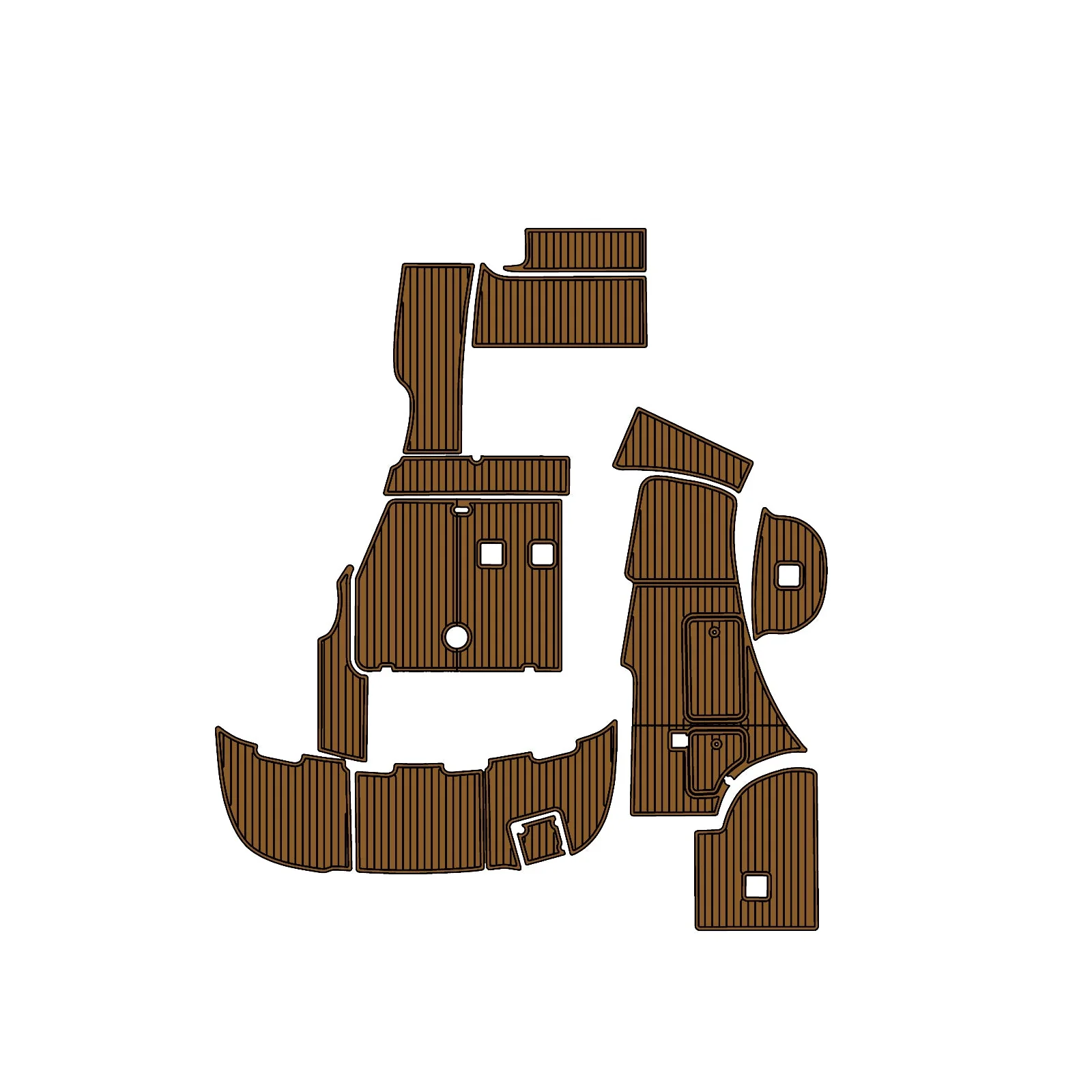 2005 | Chaparral | 310 - Custom EVA Foam Marine Flooring Kit - HXBYX