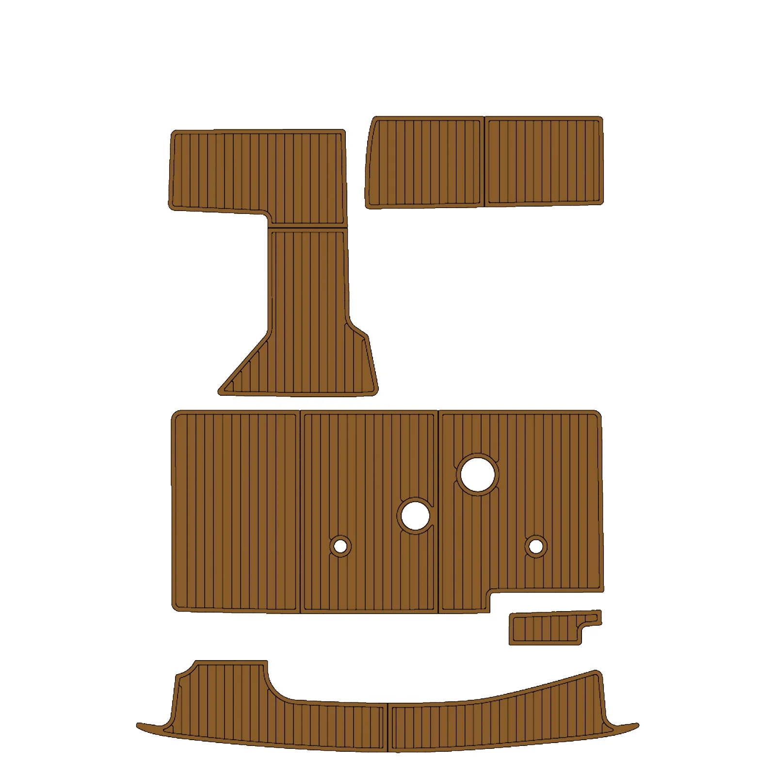 1997 | Sea Ray | 330 – Custom EVA Foam Marine Flooring Kit - HXBYX