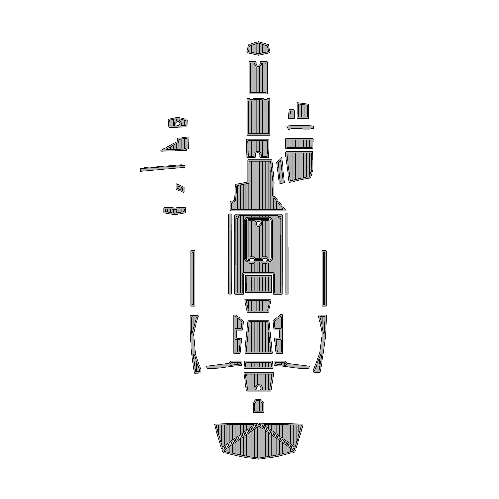 2018 Tige RZX3 – Custom EVA Foam Marine Flooring Kit - HXBYX