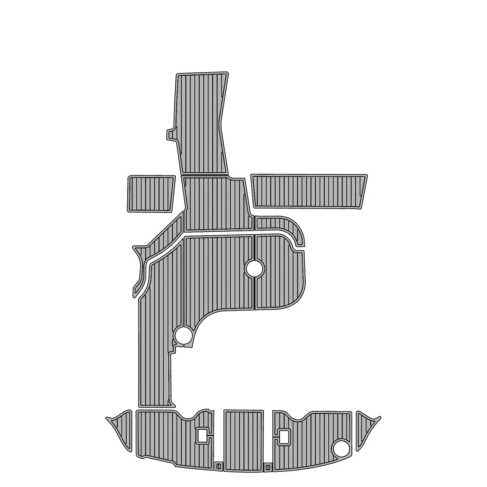 Sea Ray 34 Express Cruiser – Custom EVA Foam Marine Flooring Kit - HXBYX
