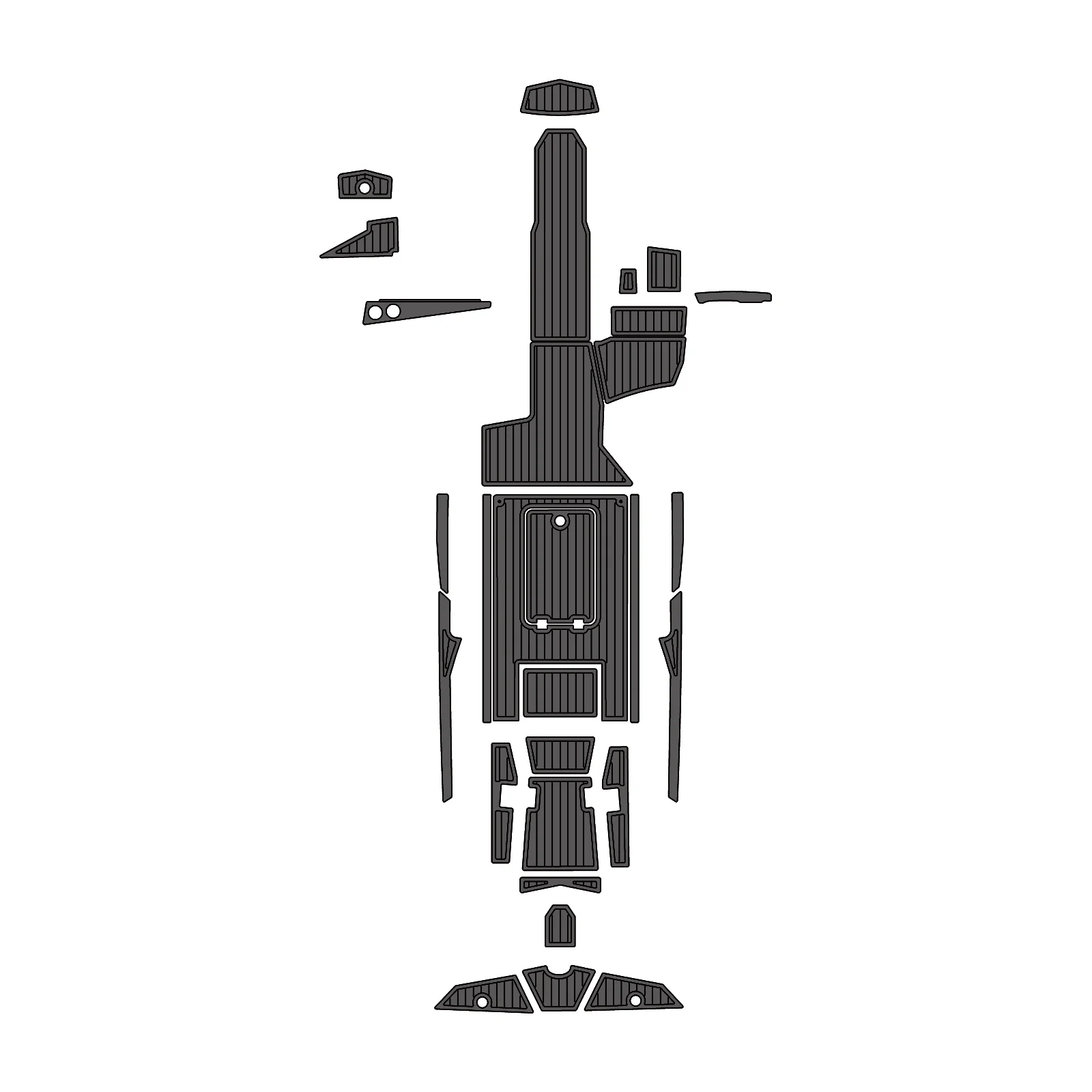 2019 Tige RZX2 – Custom EVA Foam Marine Flooring Kit - HXBYX