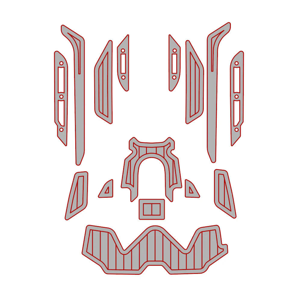 2019-2020 Sea-Doo RXT-300 - Custom EVA Foam Jet Ski Deck Mats Kit - HXBYX