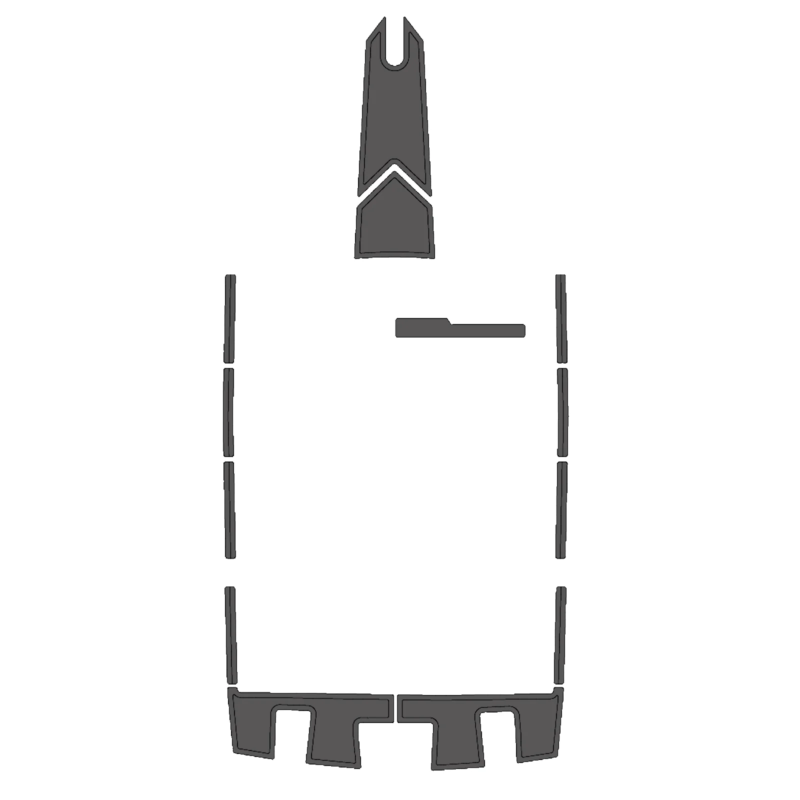 1989 MasterCraft Prostar 190 – Custom EVA Foam Marine Flooring Kit - HXBYX