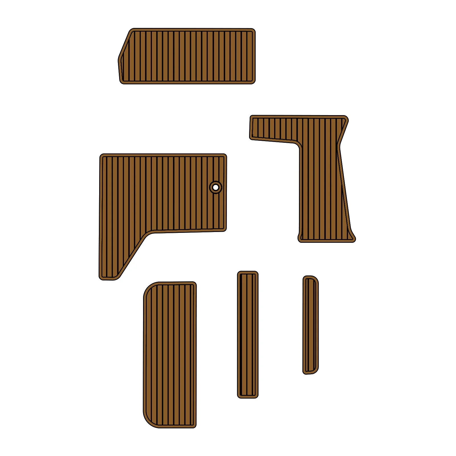 1998 | Sea Ray | Sundancer 370 – Custom EVA Foam Marine Flooring Kit - HXBYX