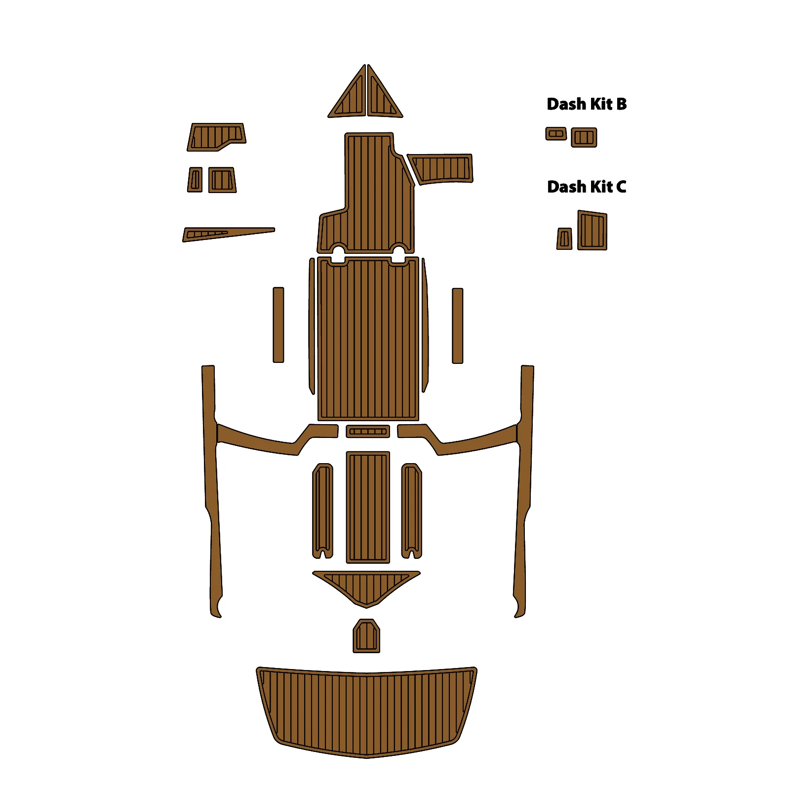 2019 Tige R23 – Custom EVA Foam Marine Flooring Kit - HXBYX