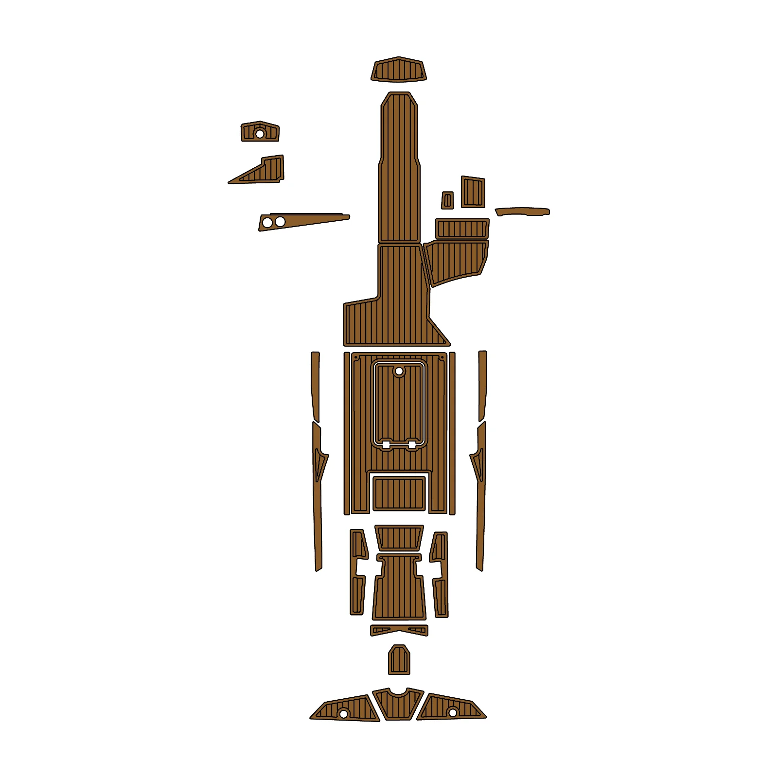 2019 Tige RZX2 – Custom EVA Foam Marine Flooring Kit - HXBYX