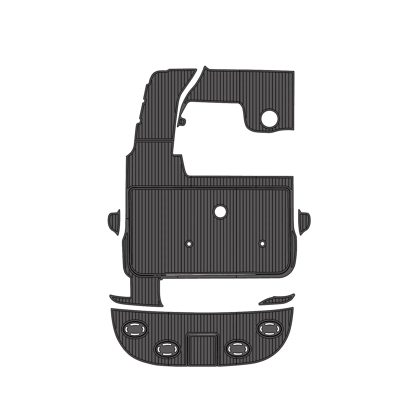 1999-2002 | Sea Ray | 340 – Custom EVA Foam Marine Flooring Kit - HXBYX