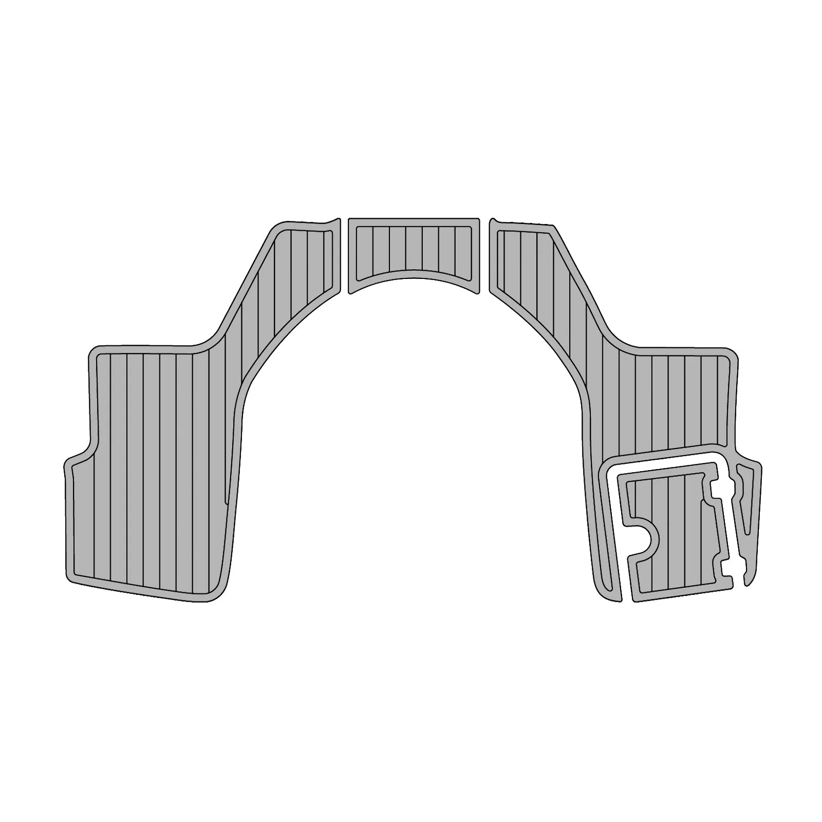 2017 | Chaparral | Suncoast - Custom EVA Foam Marine Flooring Kit - HXBYX