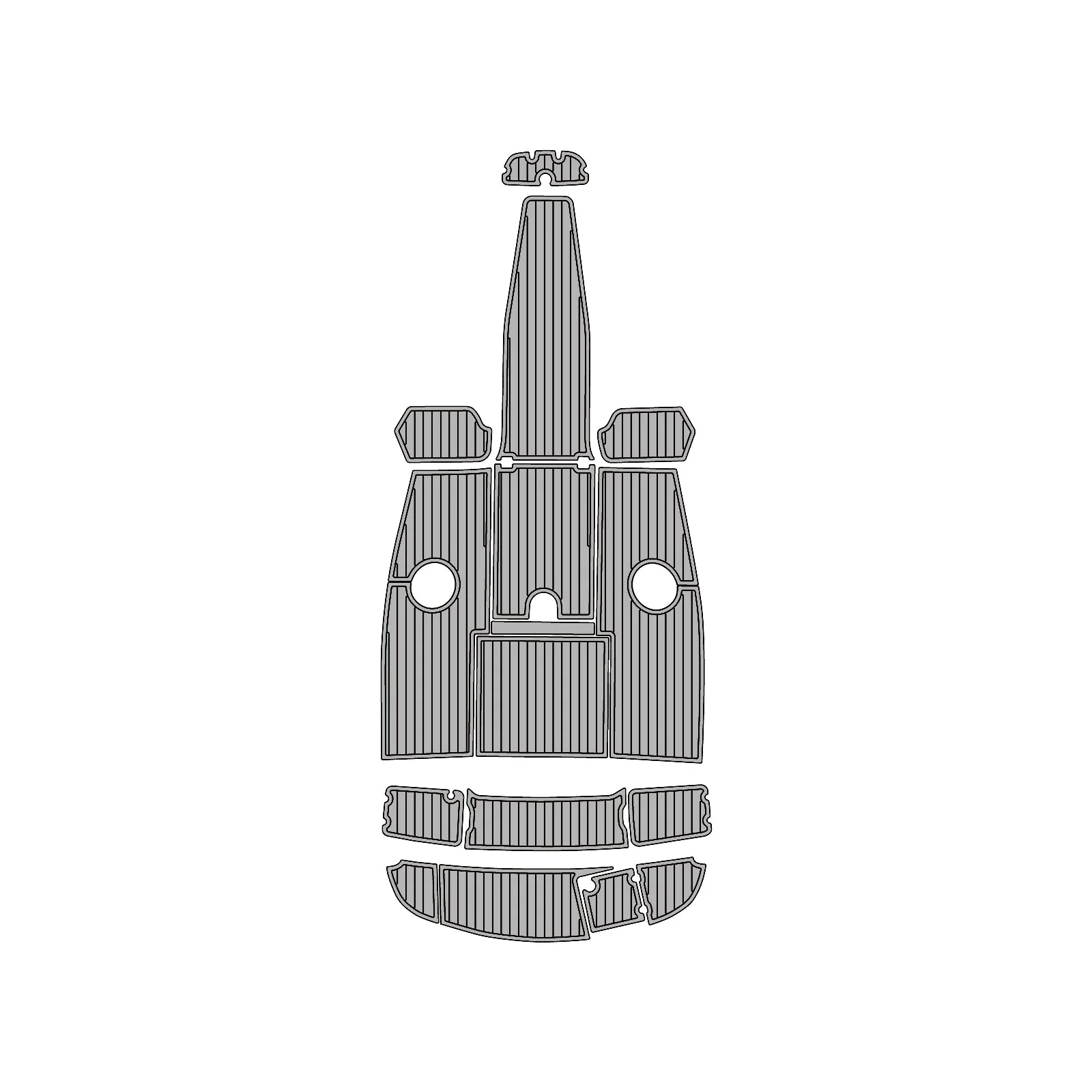 2003 | Chaparral | SS210 - Custom EVA Foam Marine Flooring Kit - HXBYX