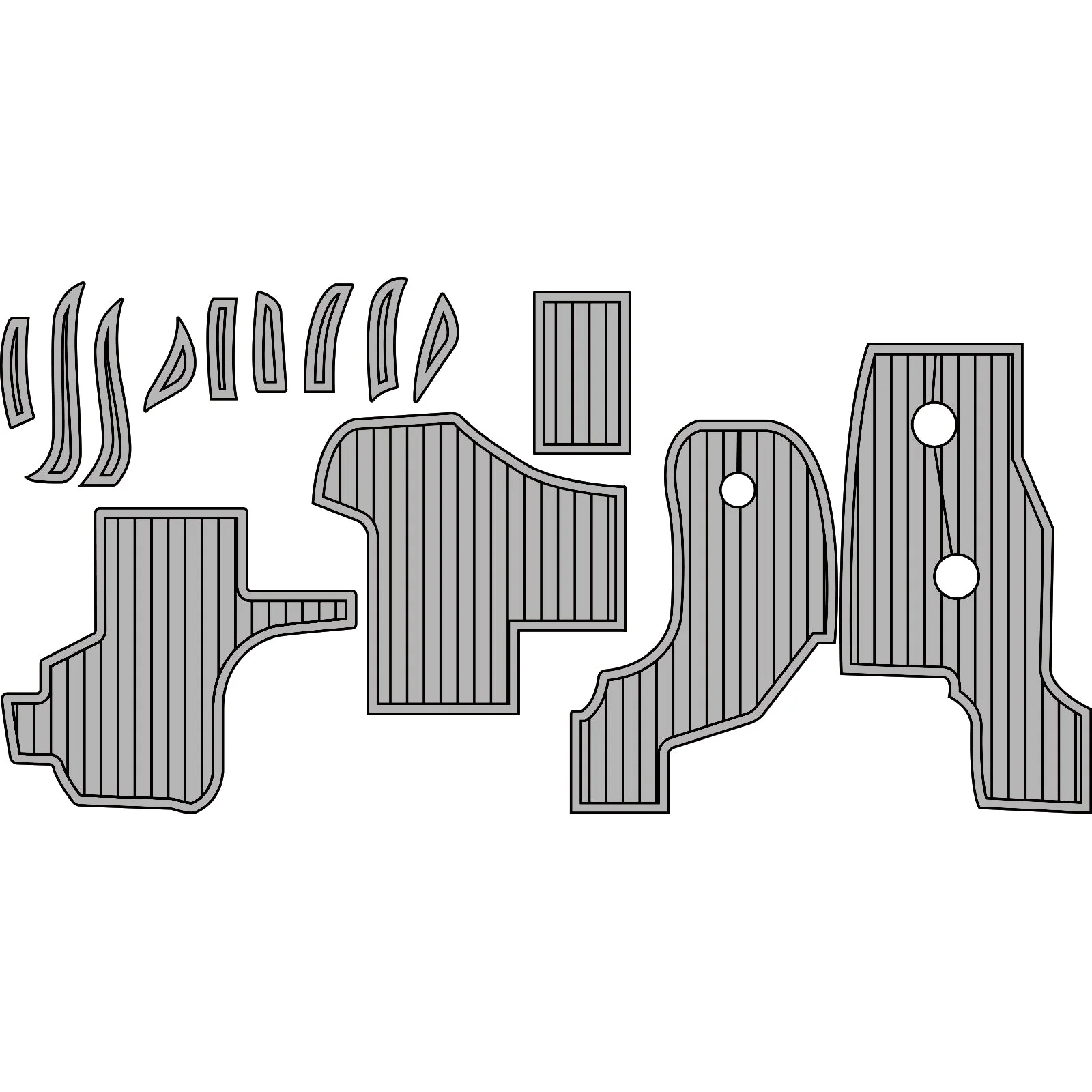 1999 | Sea Ray | 560 – Custom EVA Foam Marine Flooring Kit - HXBYX