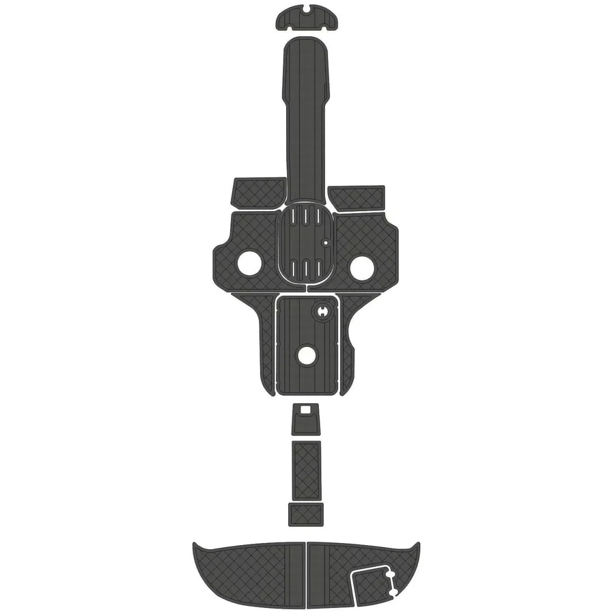 2011 Four Winns Horizon 240 - Luxury EVA Boat Decking Kit - HXBYX