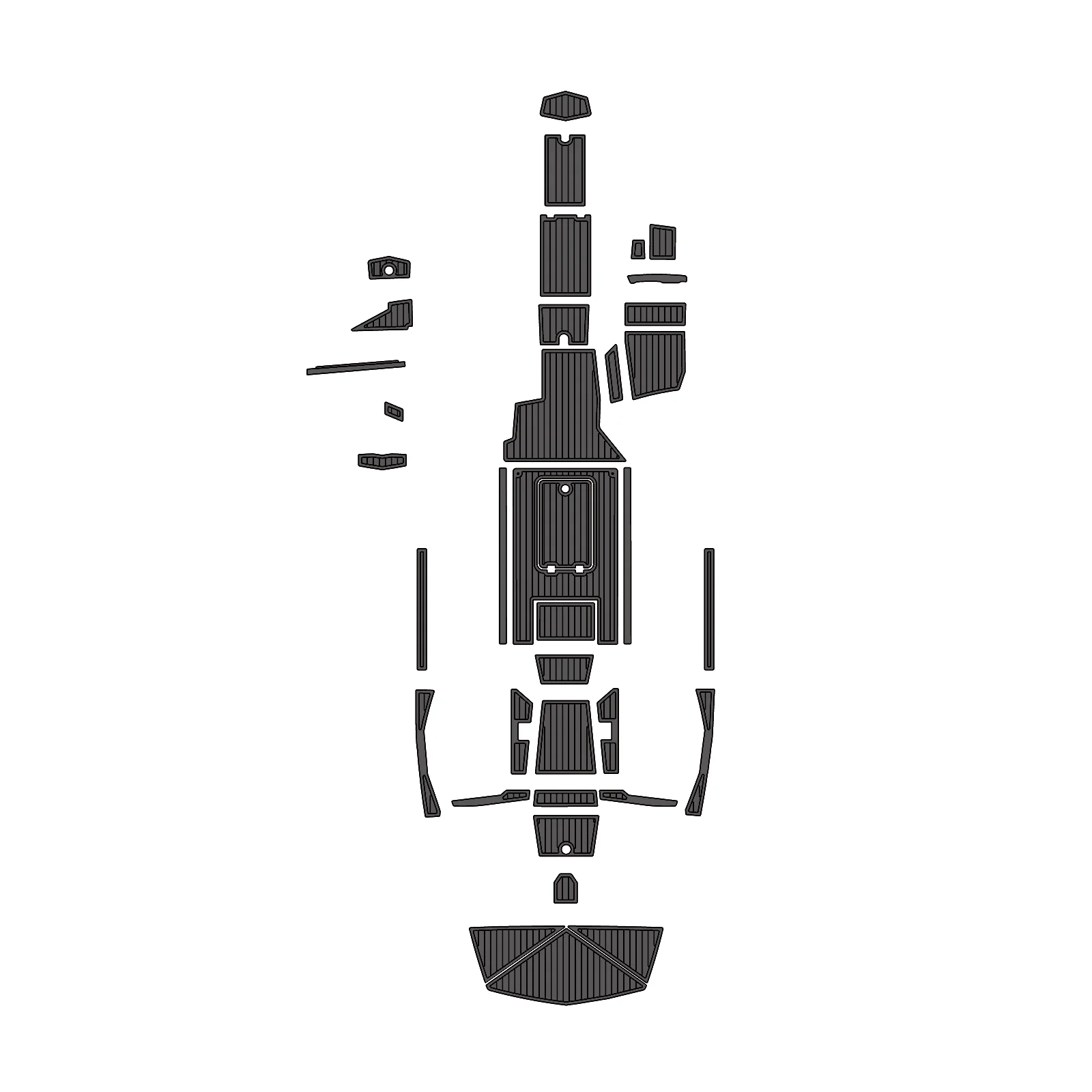 2018 Tige RZX3 – Custom EVA Foam Marine Flooring Kit - HXBYX